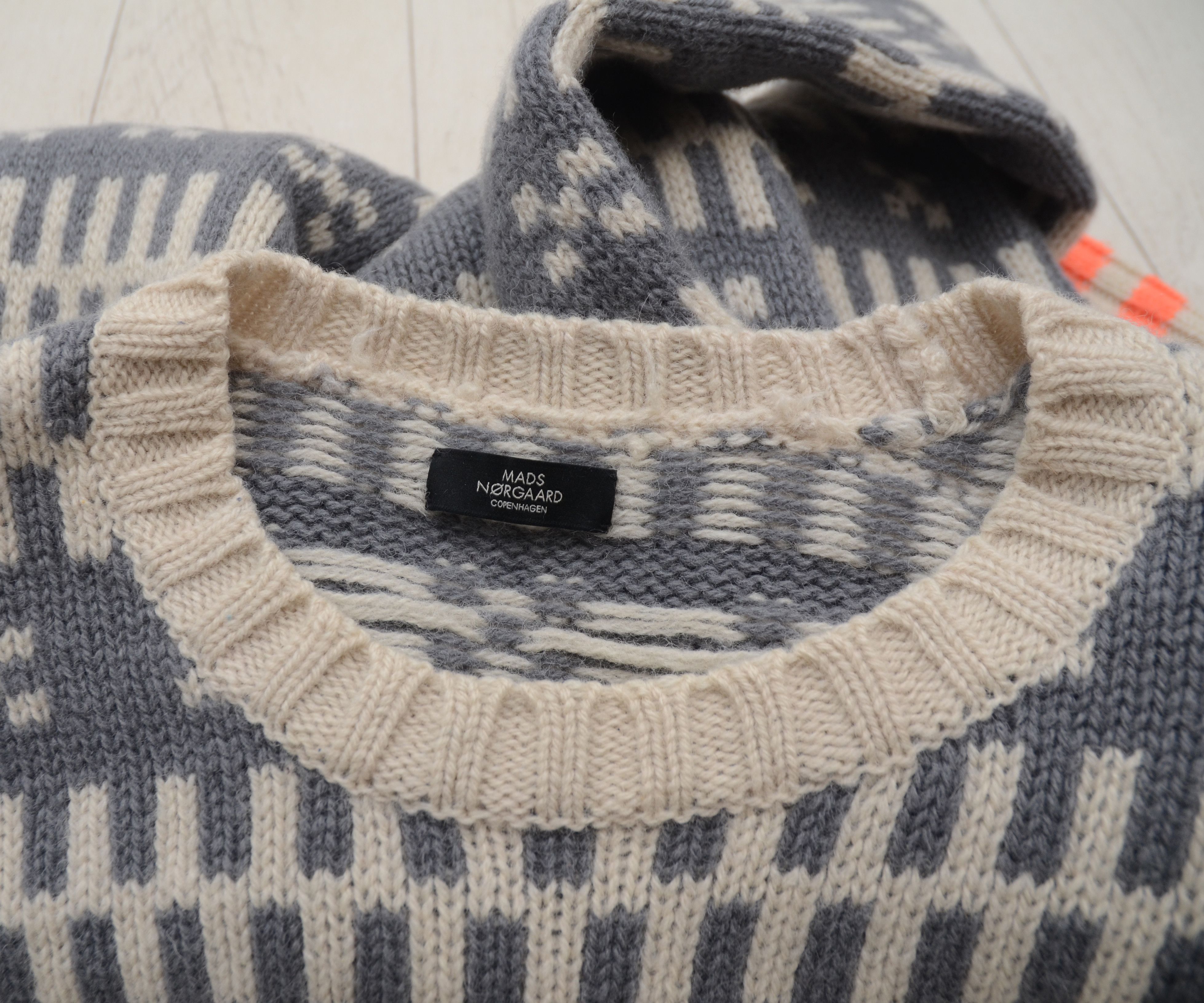 Mads Norgaard MADS Norgaard Copenhagen ls top sweater sz M 100% wool Dale Size US M / EU 48-50 / 2 - 7 Thumbnail