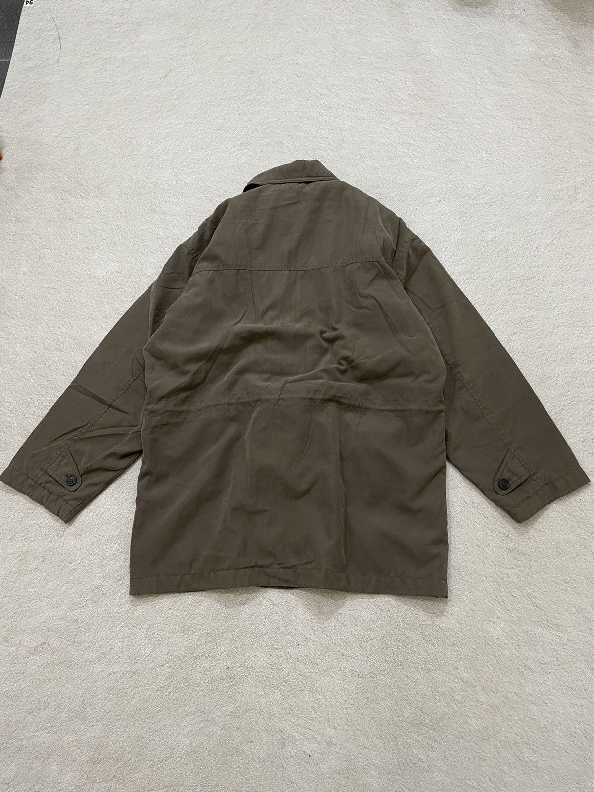 Japanese Brand 00s Crocodile Olive Utility Jacket Vintage Balenciaga Style Size US XL / EU 56 / 4 - 8 Thumbnail