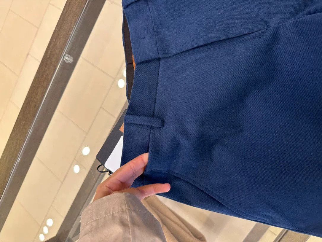 Ermenegildo Zegna Zegna Men's Blue Casual Pants Size US 34 / EU 50 - 3 Thumbnail