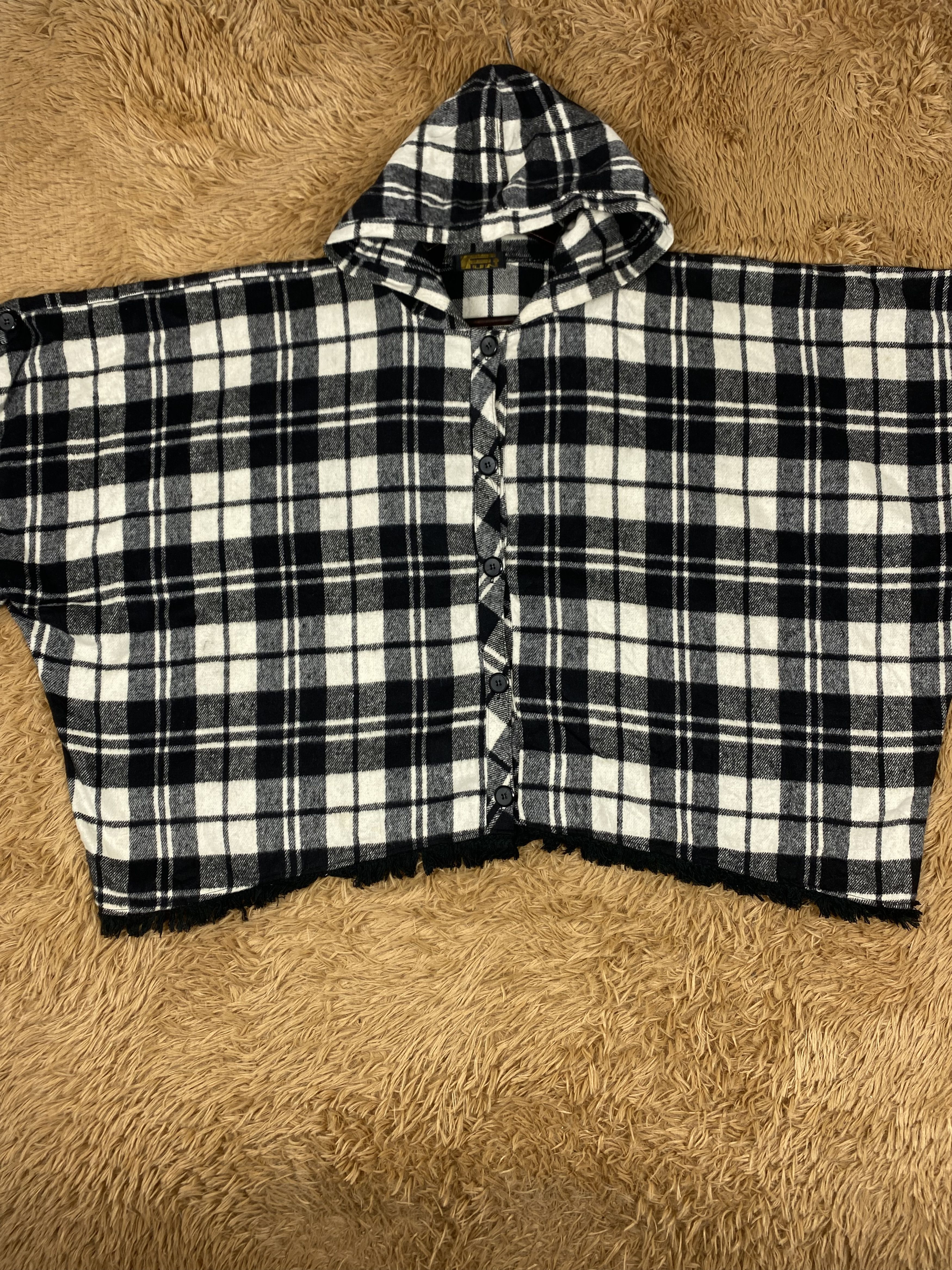 Japanese Brand Vintage Fun Checked Jacket DJ1080 Size US XXL / EU 58 / 5 - 1 Thumbnail