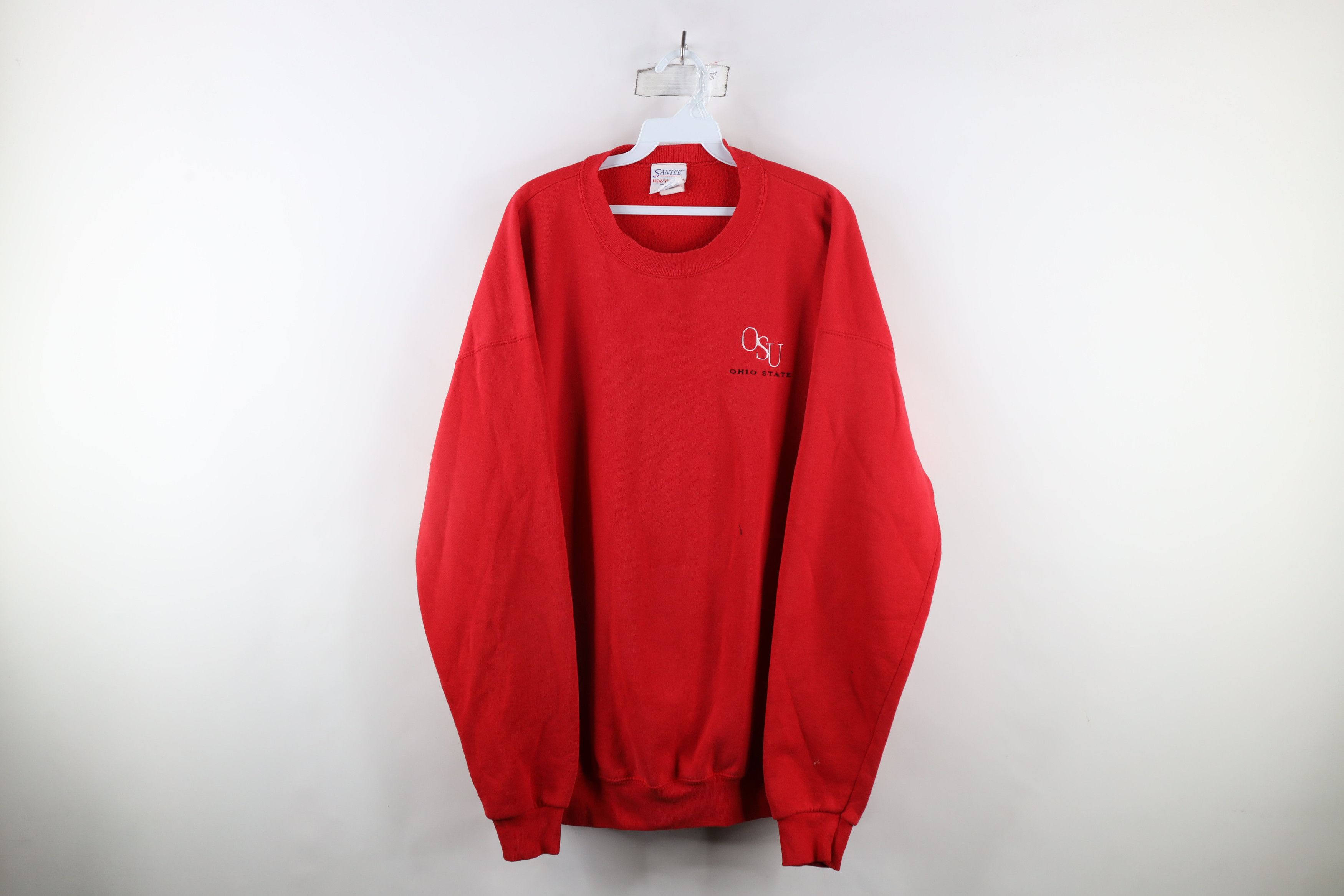 Vintage Vintage 90s Ohio State University Crewneck Sweatshirt USA Size US XL / EU 56 / 4 - 1 Thumbnail
