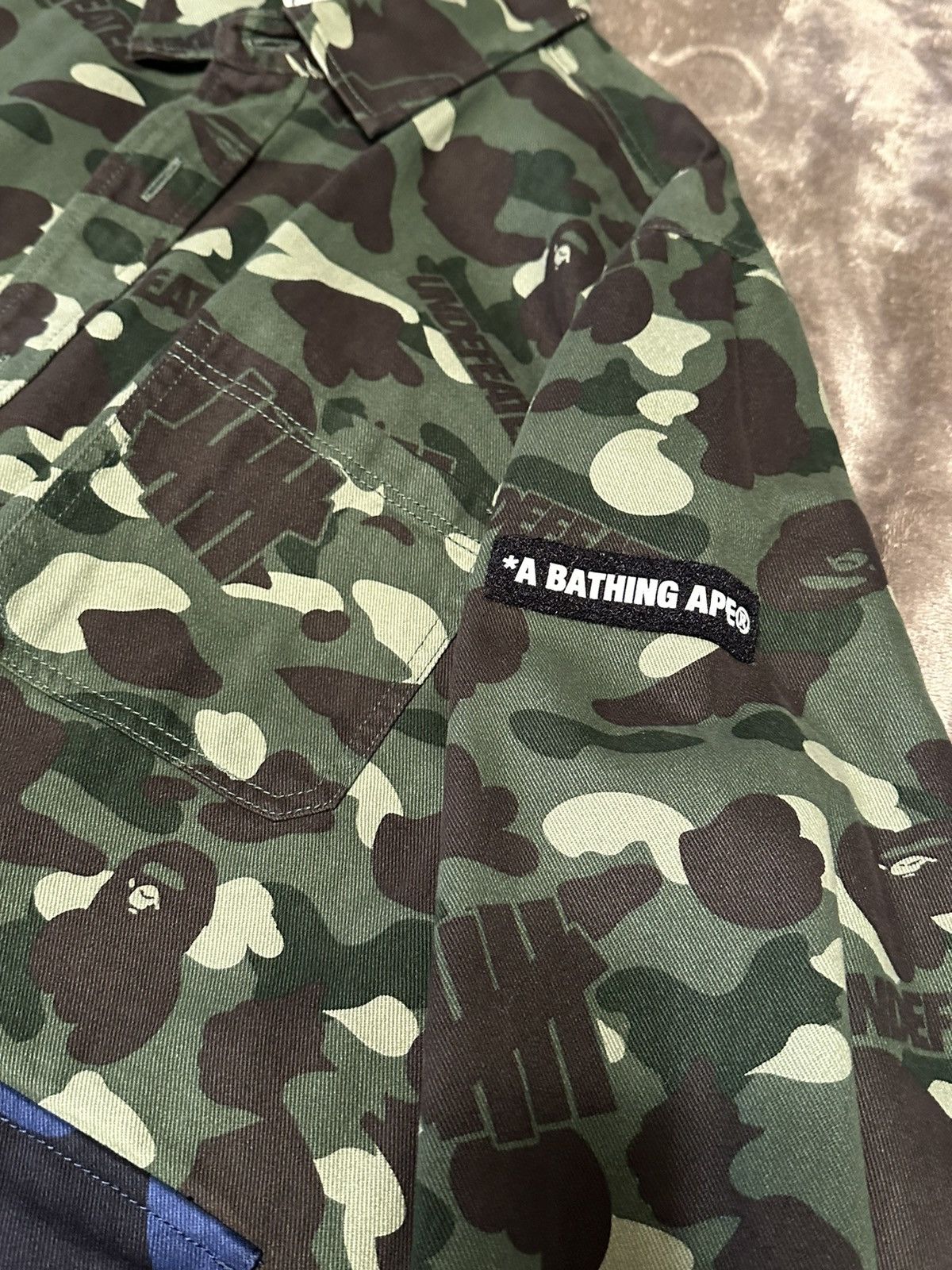 Bape × Undefeated Bape x Undefeated Color Camo Flannel Jacket Size US XXL / EU 58 / 5 - 5 Thumbnail