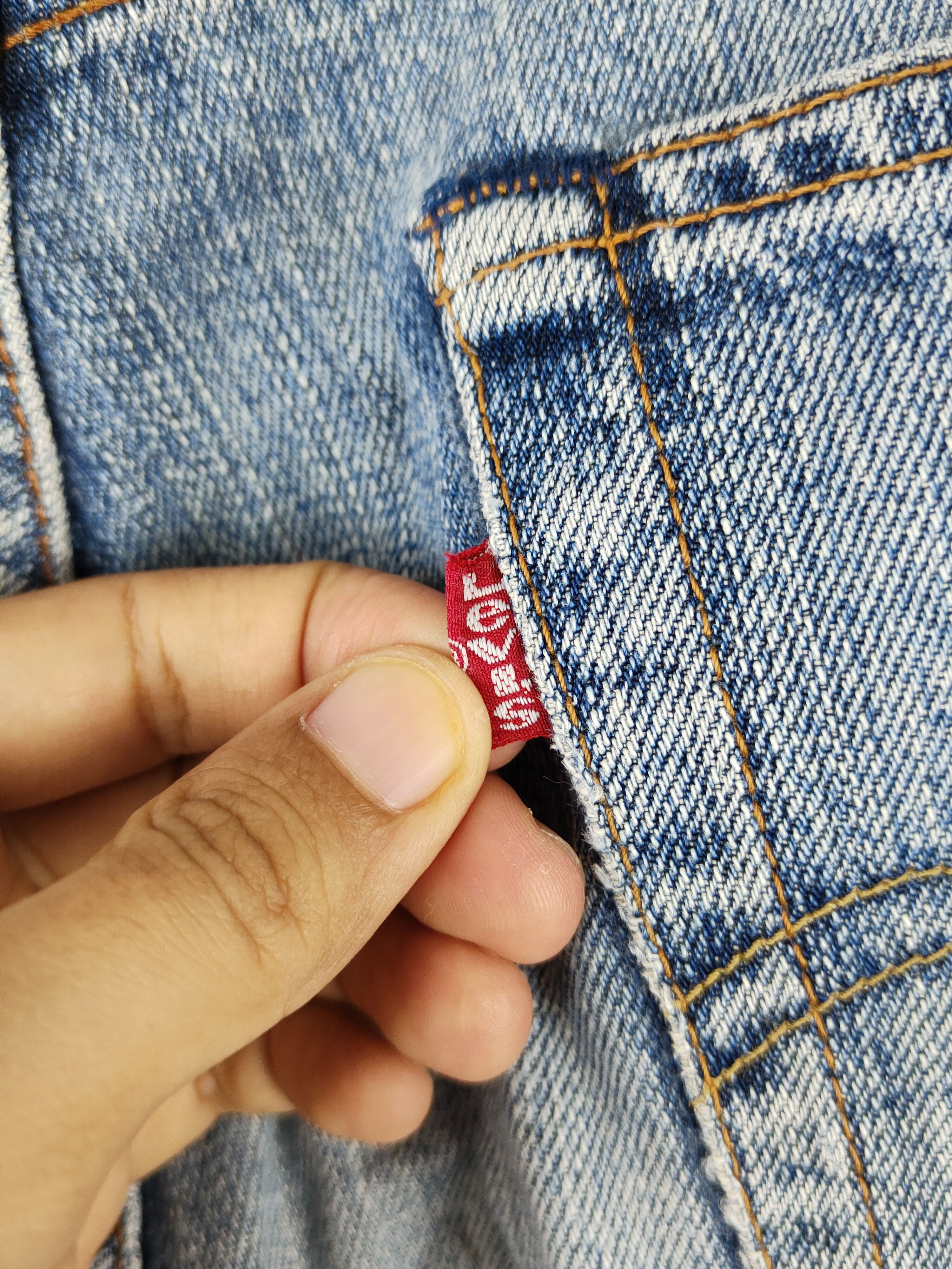 Levi's Levi's Blue Faded Distressed Ripped Jeans #S1693 Size US 31 - 9 Thumbnail