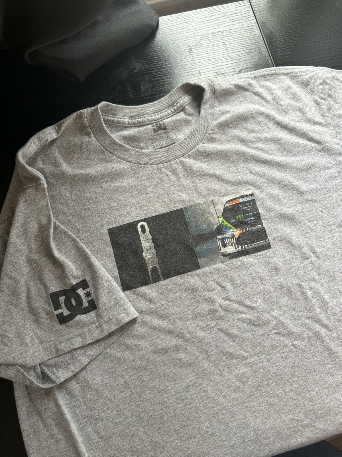 DC × NASCAR DC Nascar Monster Enegy Grey Skater Shirt Rare Avant Garde Size US L / EU 52-54 / 3 - 1 Thumbnail