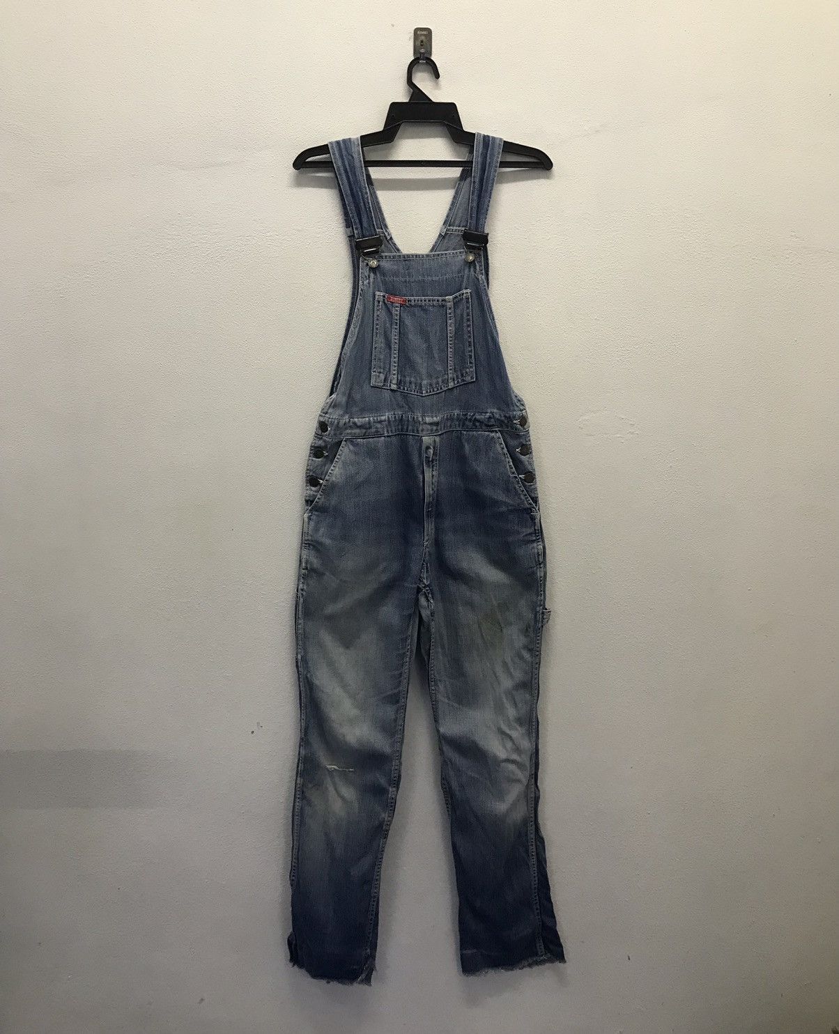 Japanese Brand × Vintage Vintage Bencer Natural Jeans Overalls Size US 33 - 1 Thumbnail