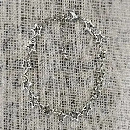 Jewelry Silver Star Bracelet Size ONE SIZE - 4 Thumbnail