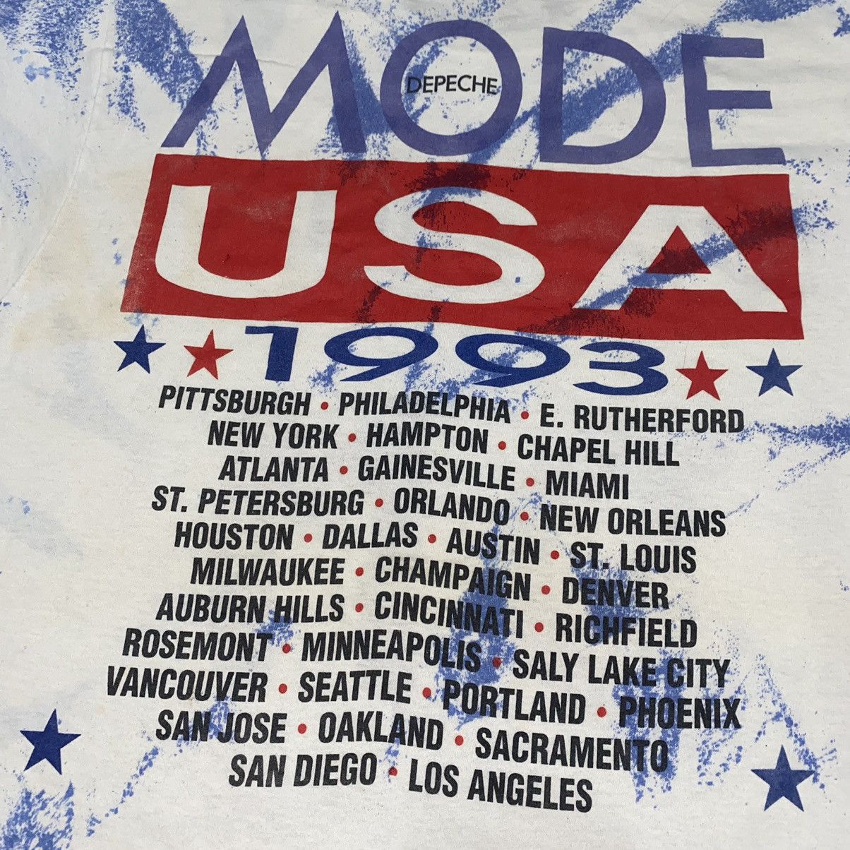 Band Tees Vintage 90S DEPECHE MODE Band Tee Size US XL / EU 56 / 4 - 5 Thumbnail
