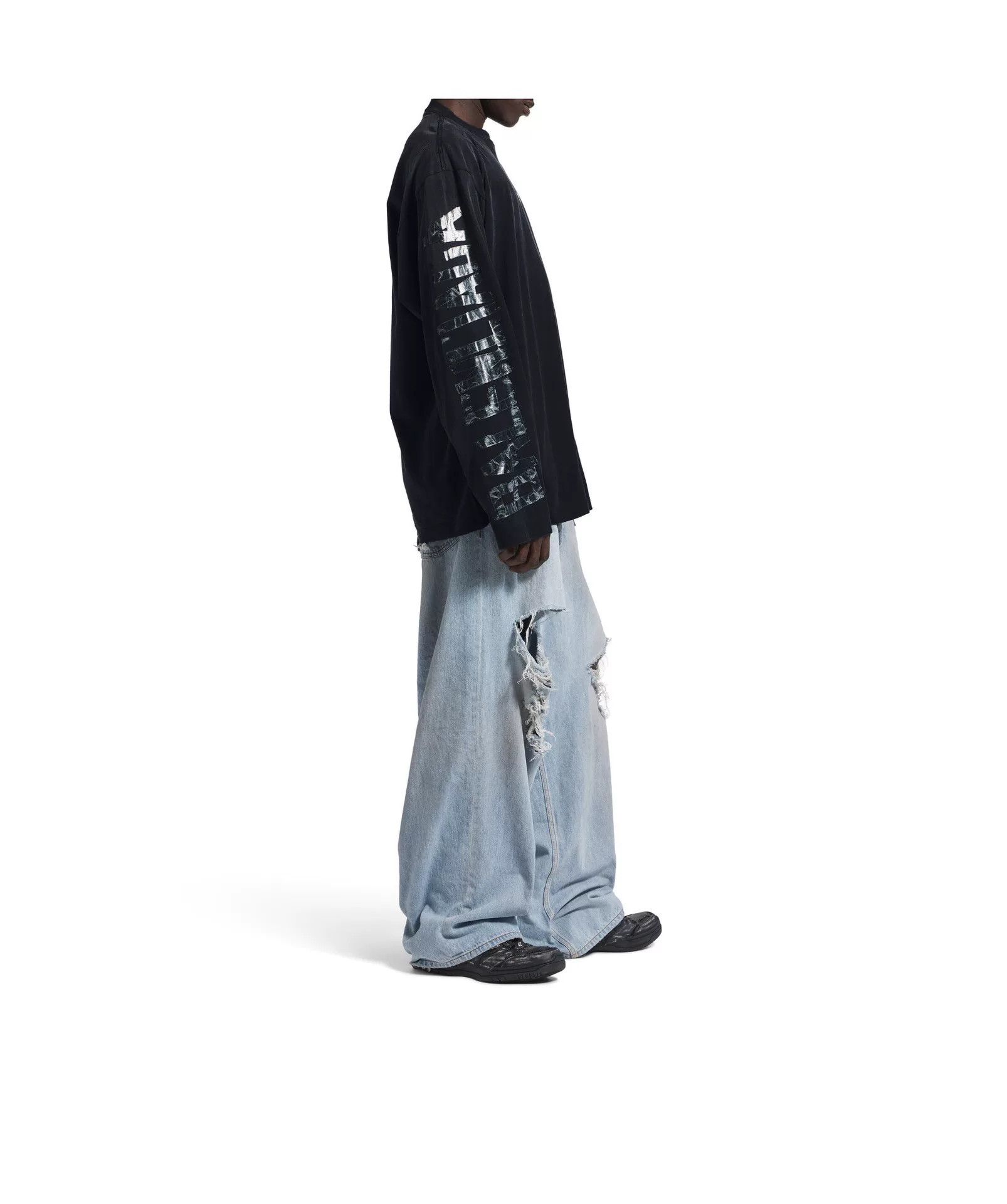 Balenciaga balenciaga transparent tape long sleeve t-shirt Size US XS / EU 42 / 0 - 5 Thumbnail