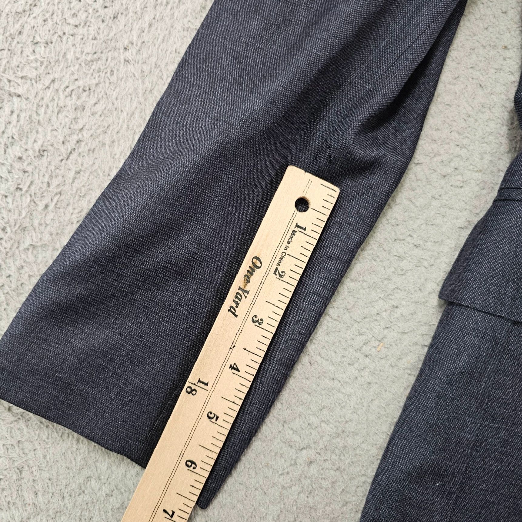 J.Crew J. Crew Blazer Mens 36S Blue Wool Short Single-Breasted Notch Lapel 2-Button Double-Vented Regular Fit Jacket Coat Size 36R - 5 Thumbnail