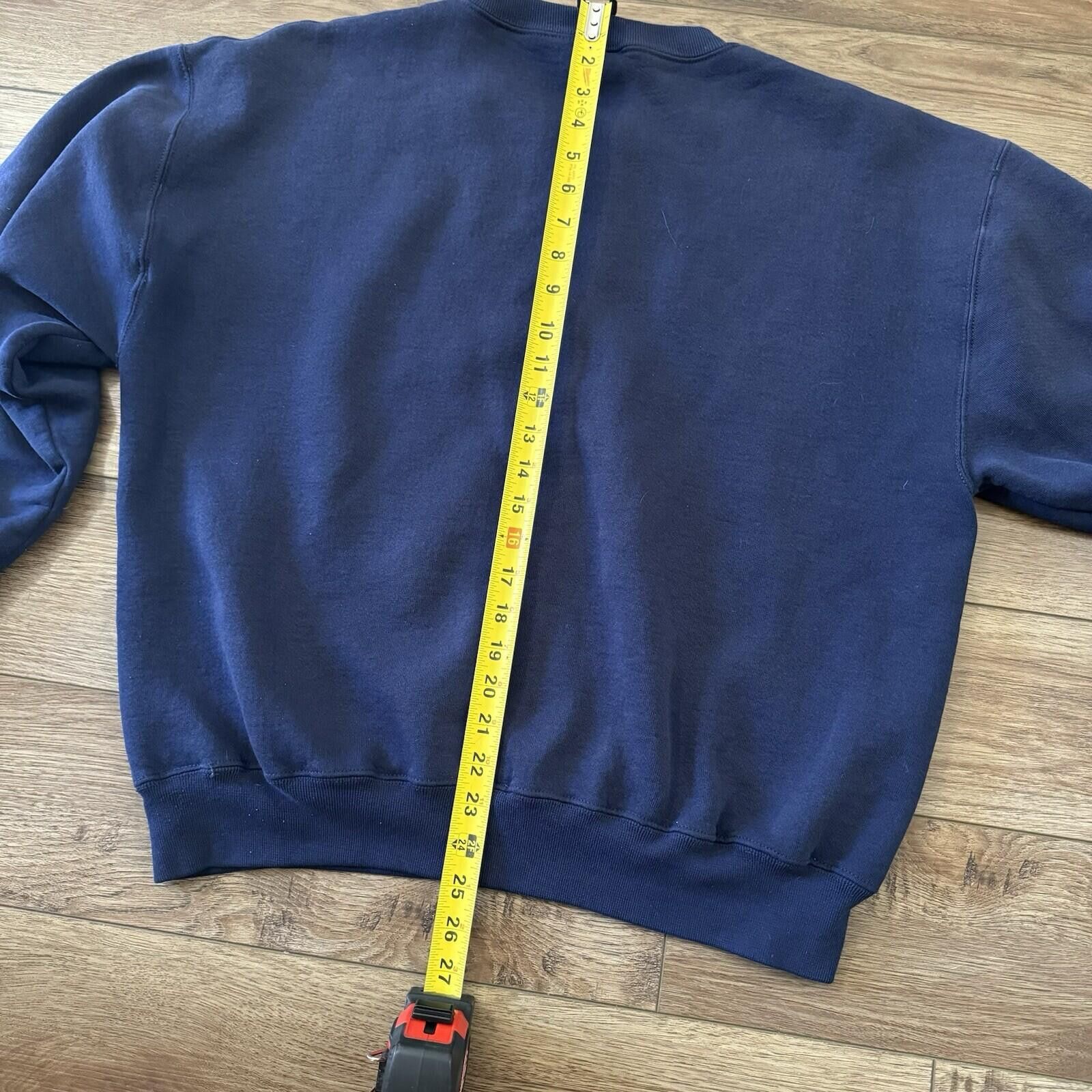 Russell Athletic Vintage 90s Russell Athletic Navy Crewneck Sweatshirt Size L Size US L / EU 52-54 / 3 - 8 Thumbnail