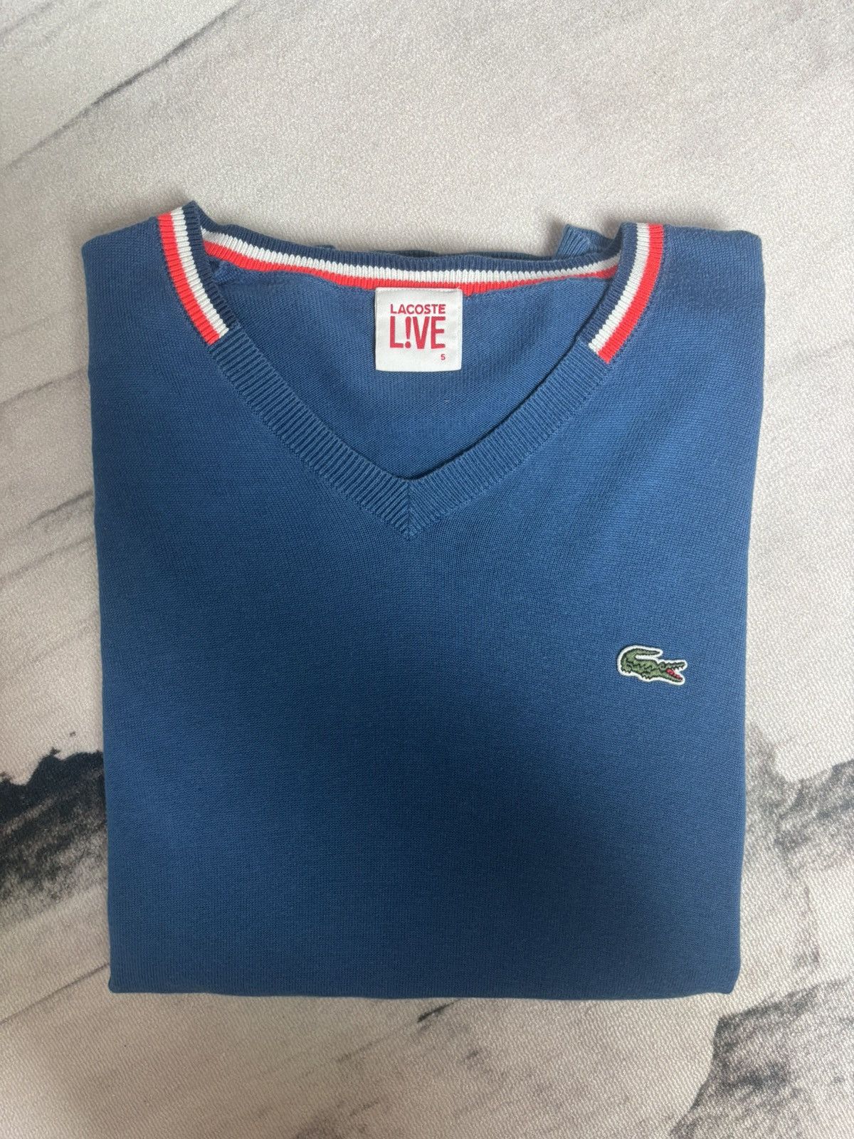 Lacoste Light blue Lacoste v-neck size L Size US L / EU 52-54 / 3 - 2 Thumbnail