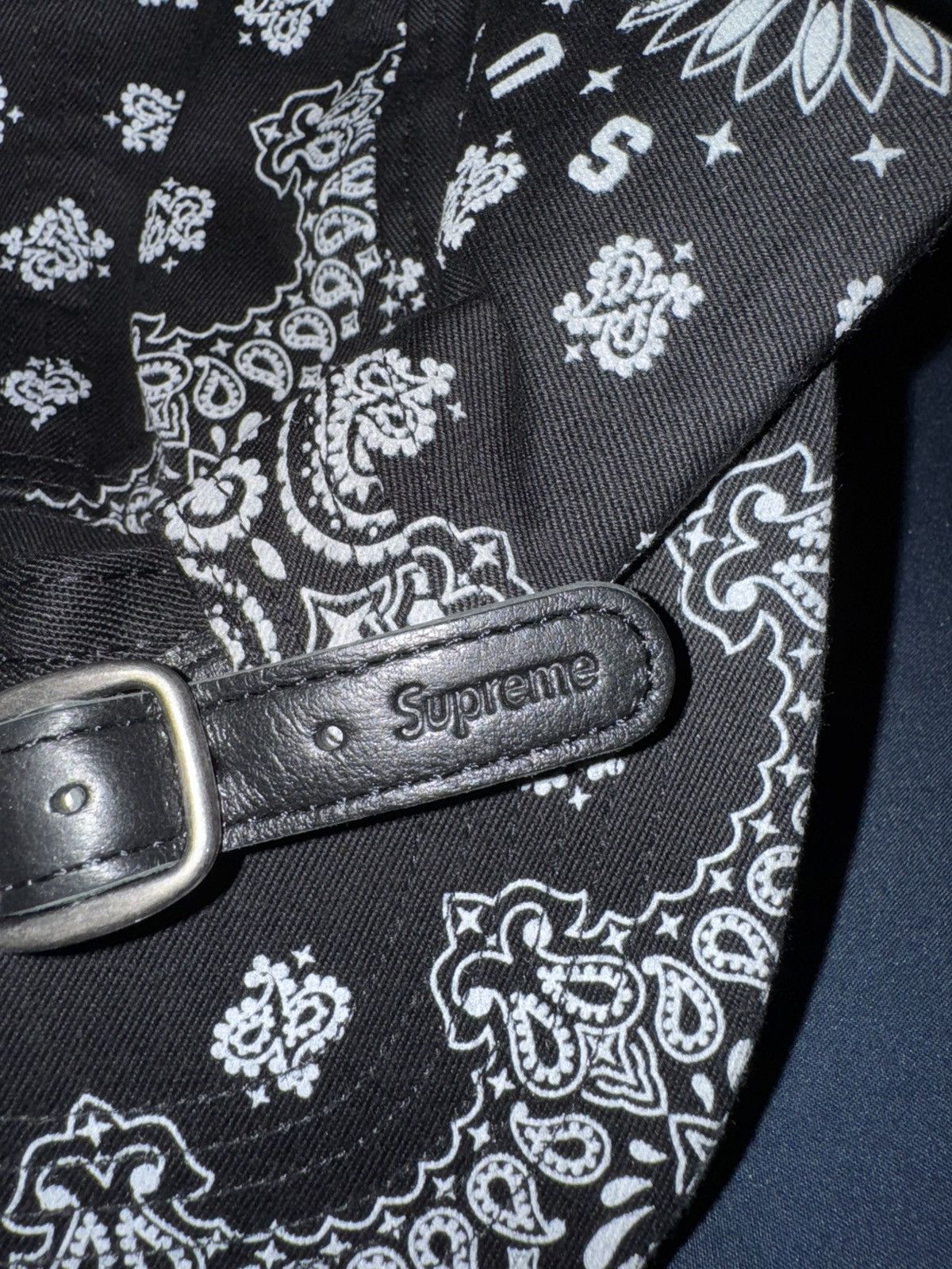 Supreme Supreme Bandana Camp Cap Black Spring Summer 2021 Size ONE SIZE - 3 Thumbnail