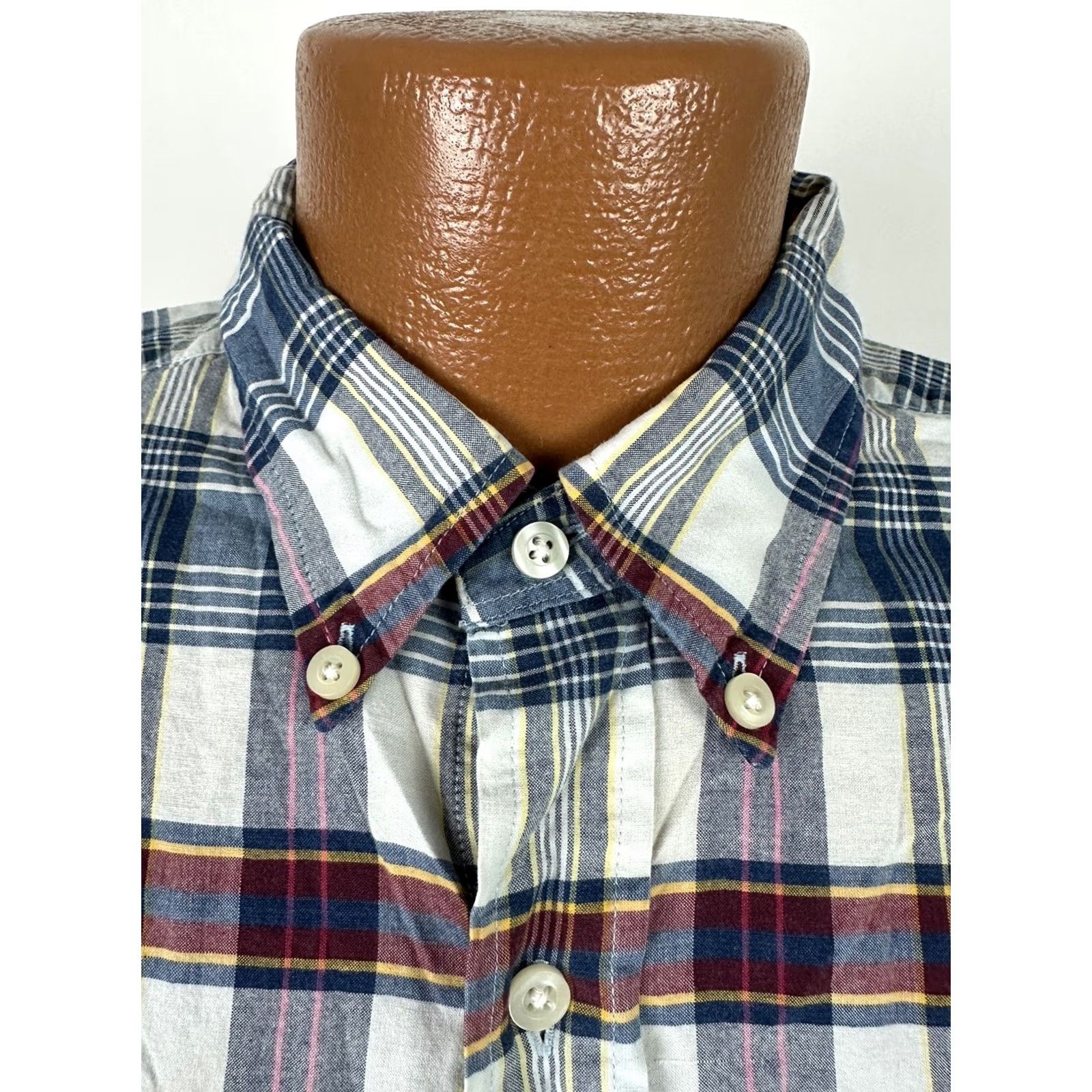 Ralph Lauren Ralph Lauren Shirt Men Large Casual Outdoors Lightweight Cotton Plaid Button Up Size US L / EU 52-54 / 3 - 3 Thumbnail