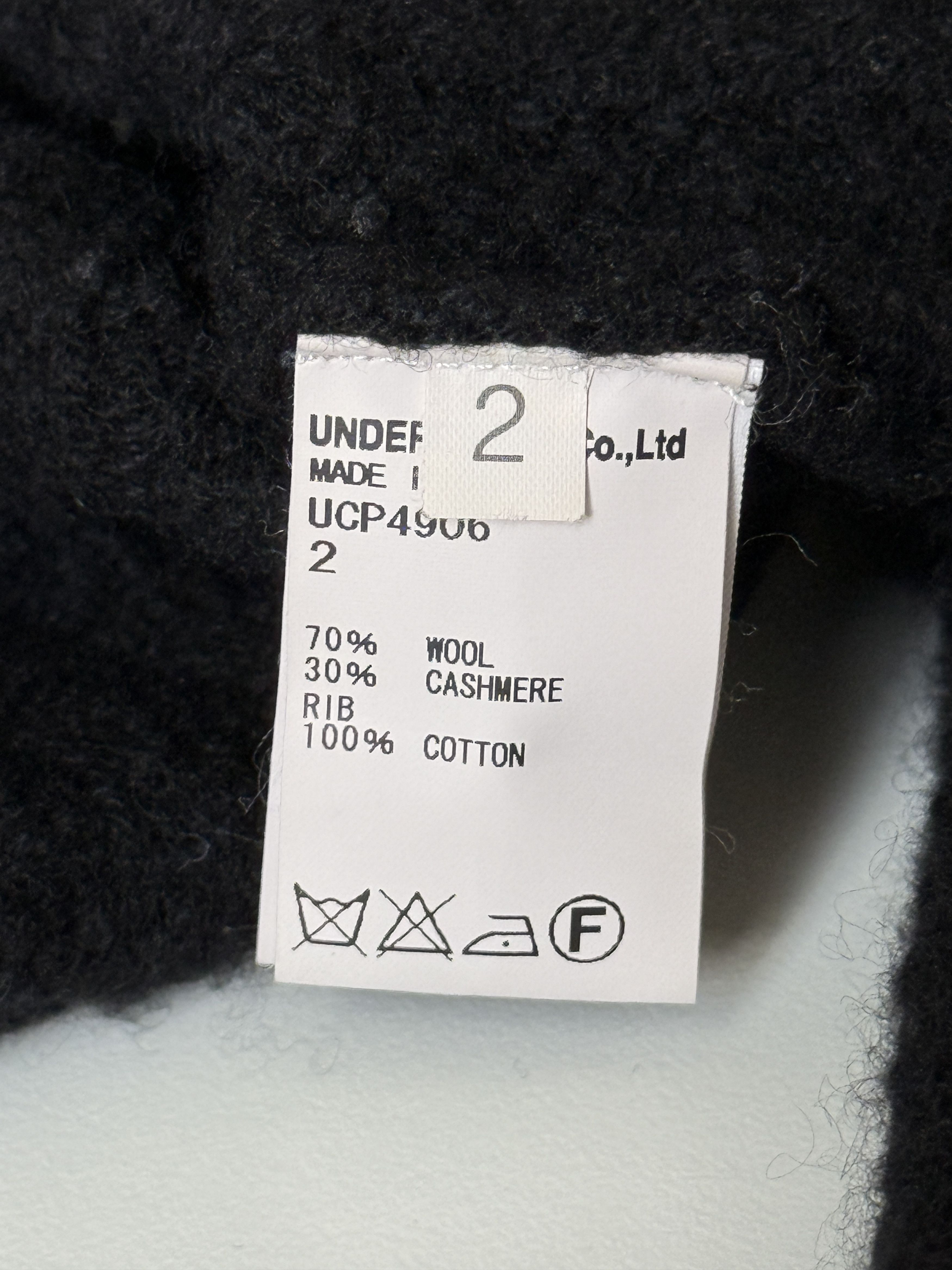 Undercover FW15 Cashmere Distressed Waffle Knit Size US M / EU 48-50 / 2 - 6 Thumbnail