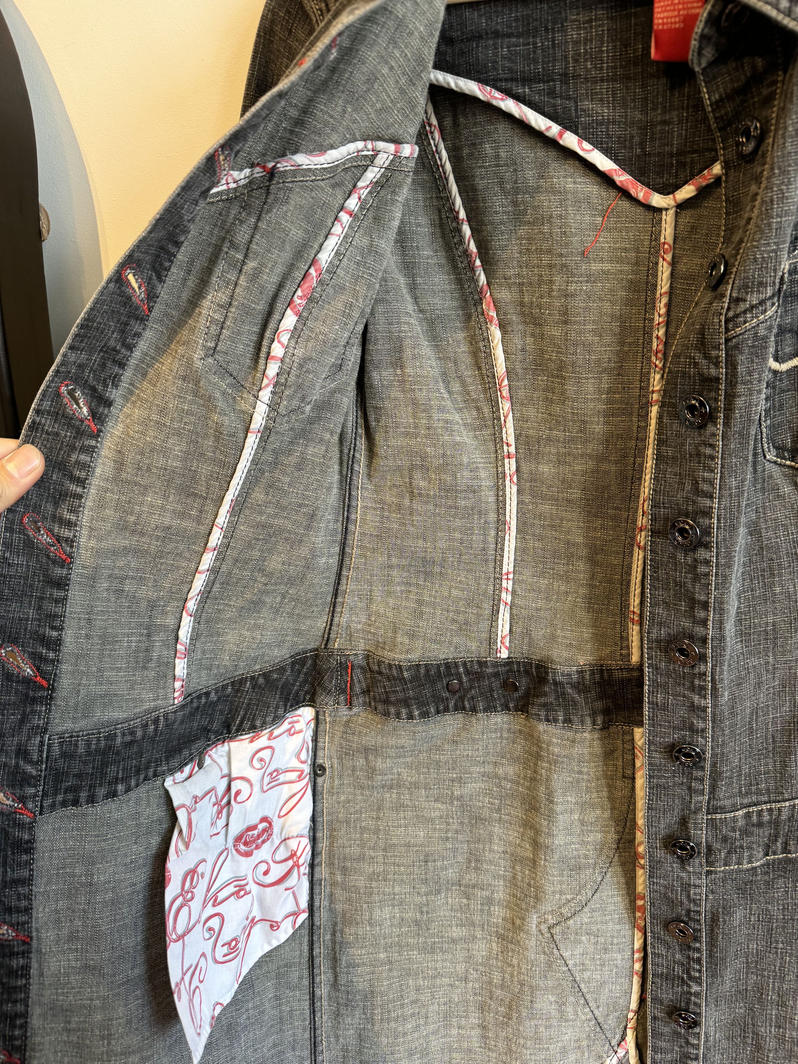 Ecko Unltd. × Vintage y2k Ecko Denim Jacket Size XS Size XS / US 0-2 / IT 36-38 - 6 Thumbnail