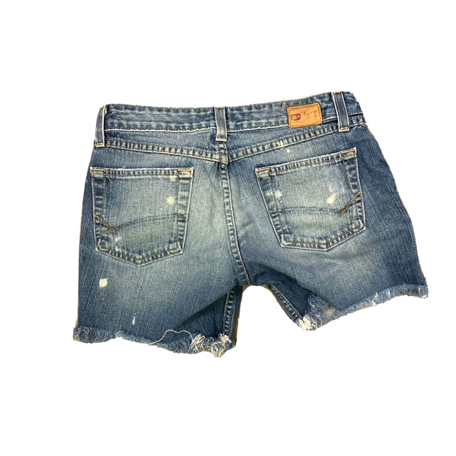 Vintage Womens BKE Buckle Star Cropped Blue Shorts Size 27 Size 27" / US 4 / IT 40 - 5 Thumbnail