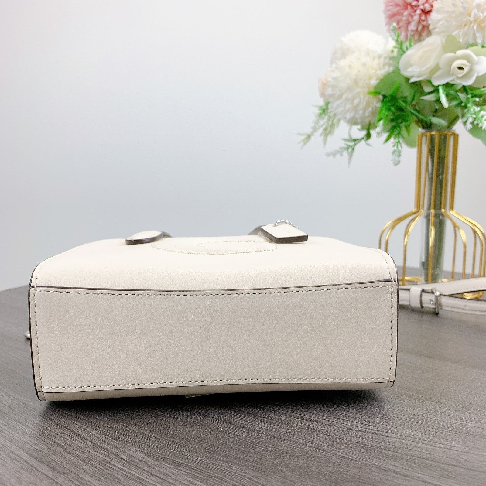 Coach Coach CT804 Nina Mini Tote Bag IN Chalk Size ONE SIZE - 5 Thumbnail
