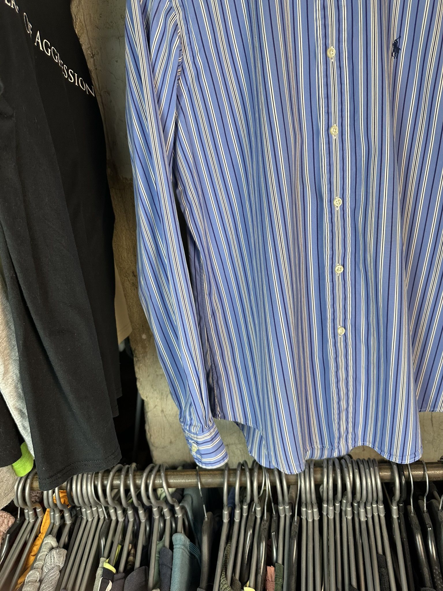 Polo Ralph Lauren Vintage Polo Ralph Lauren Stripped Button Up Shirt Size US XL / EU 56 / 4 - 5 Thumbnail