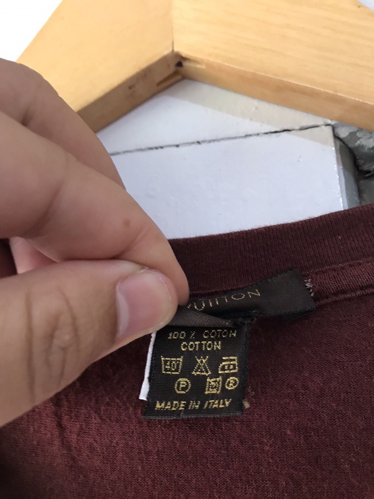 Louis Vuitton × Vintage Louis Vuitton Maroon Longsleeve Size US S / EU 44-46 / 1 - 5 Thumbnail