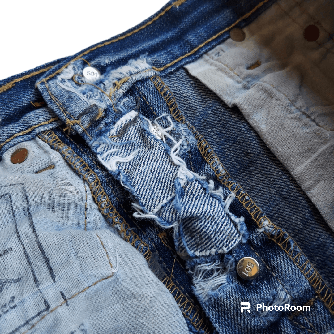 Coca Cola × Levi's × Vintage 💥Levi's x Coca Cola 501 Selvedge Denim Pants Size US 30 / EU 46 - 8 Thumbnail