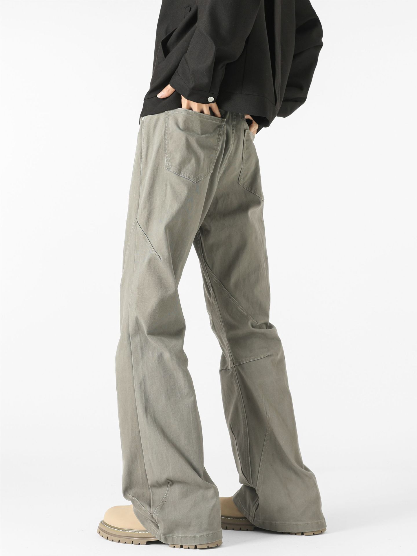 Japanese Brand × Jean Retro loose high street micro flared jeans Size US 32 / EU 48 - 4 Thumbnail