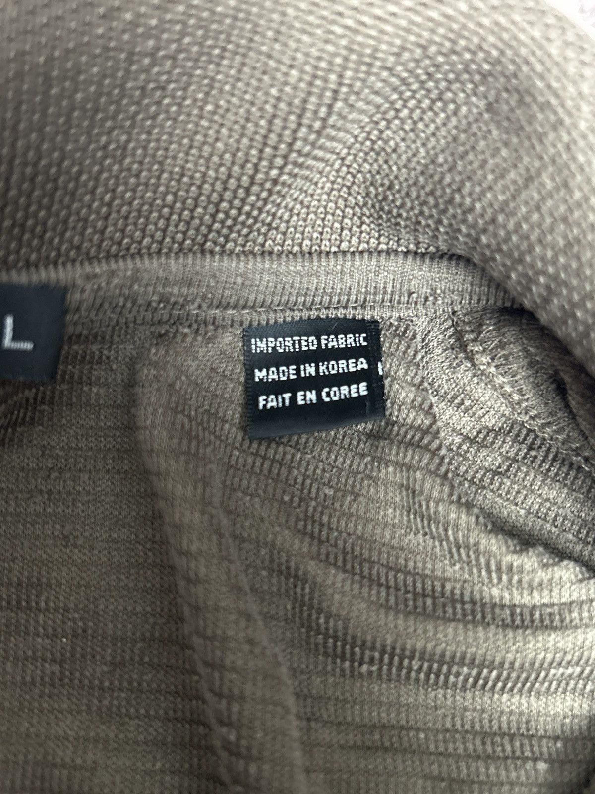 BUGATCHI Bugatchi Uomo Men’s Polo Shirt Size L Brown Taupe Textured Size US L / EU 52-54 / 3 - 6 Thumbnail