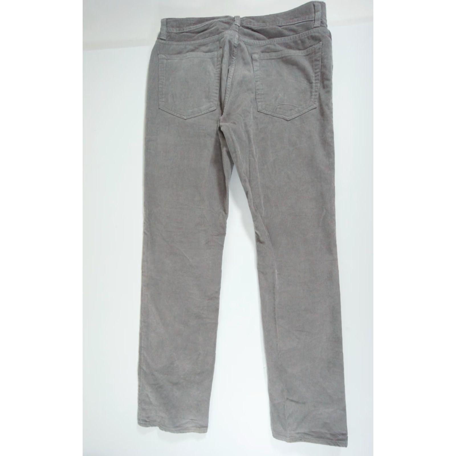 J.Crew J.CREW The Sutton Corduroy Pants Gray 31x32 Mens Regular Flat Front 5-Pocket Cotton Size US 31 - 5 Thumbnail