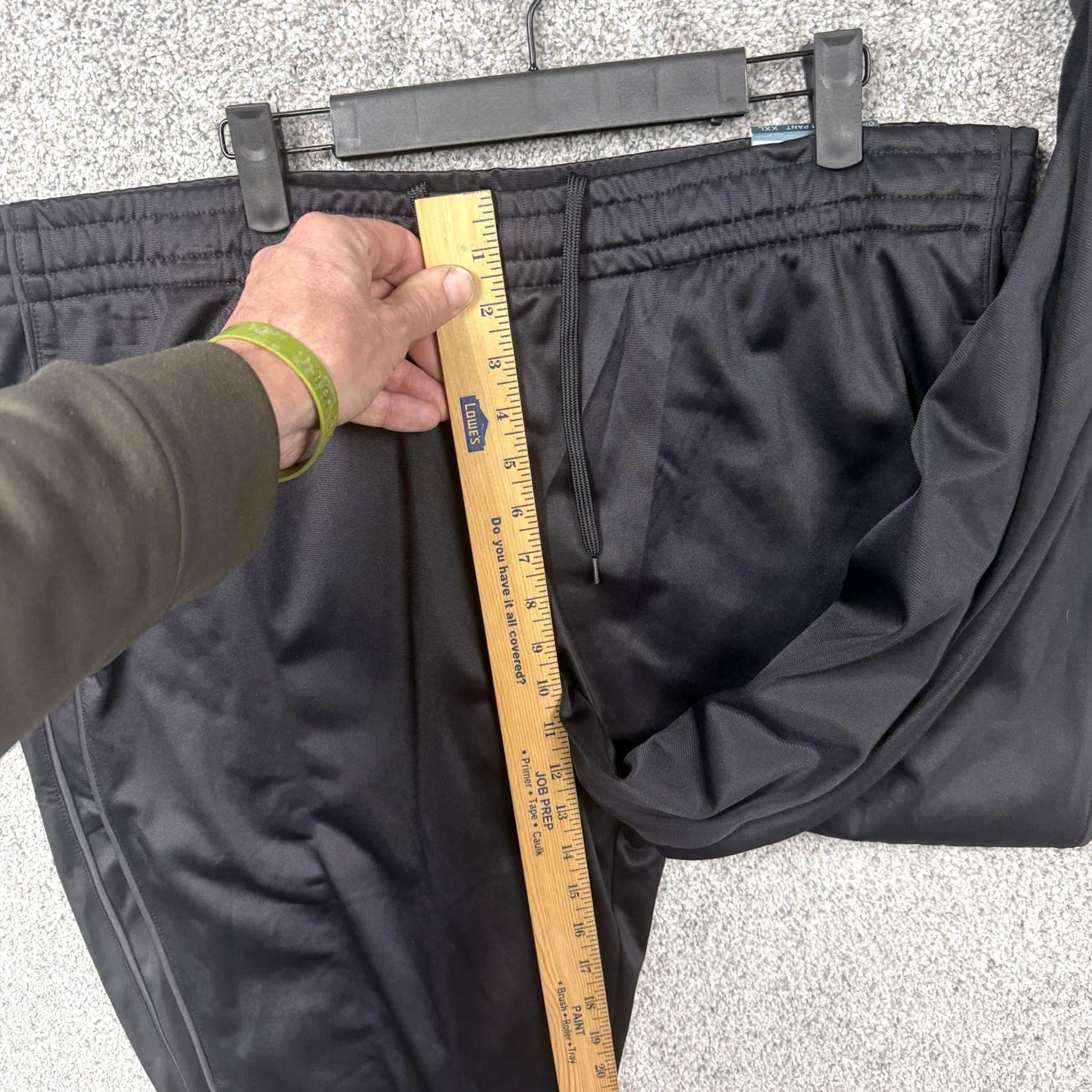 Tek Gear Tek Gear Track Pants 2XL Black Open-Bottom Athletic Gym & Training Pants Men Regular Waist 40 Inseam 30 Pockets Athletic-style Size US 39 - 5 Thumbnail