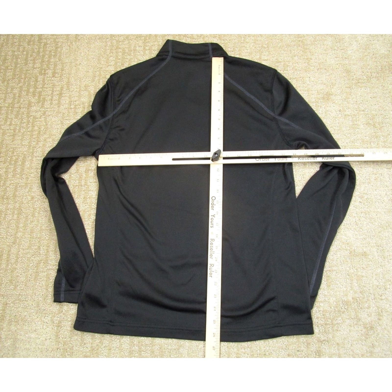 Spyder Spyder Pullover Men M Black 1/4 Zip Active Training Run Gym Knit Polyester Logo Regular Long Sleeve Vintage? No Size US M / EU 48-50 / 2 - 4 Thumbnail