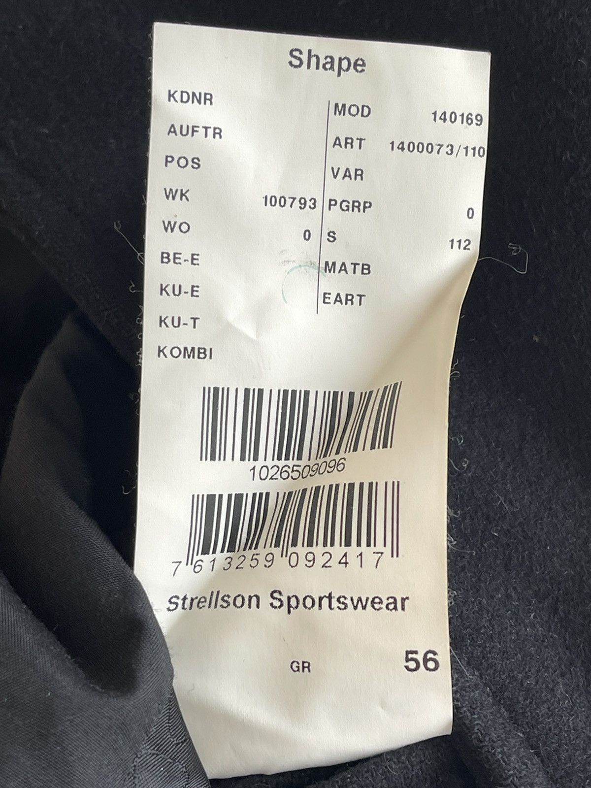 Strellson Strellson Sportswear Wool Blend Coat 56 GR Size US XXL / EU 58 / 5 - 11 Thumbnail