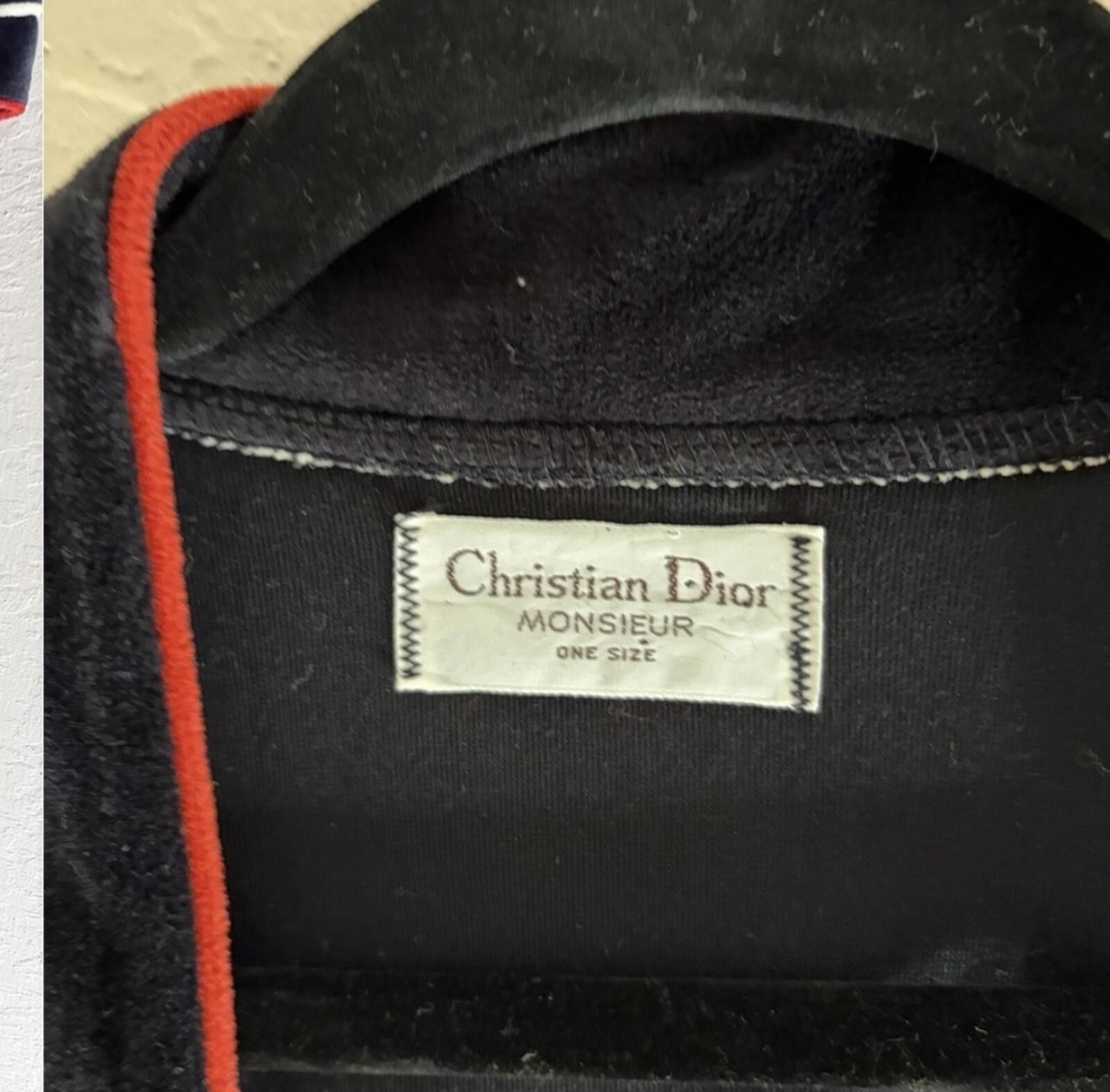 Christian Dior Monsieur Rare Vintage Christian Dior Black Robe Size ONE SIZE - 5 Thumbnail