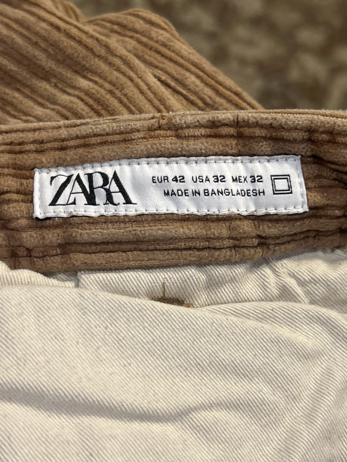 Zara Corduroy zara pants Size US 32 / EU 48 - 3 Thumbnail