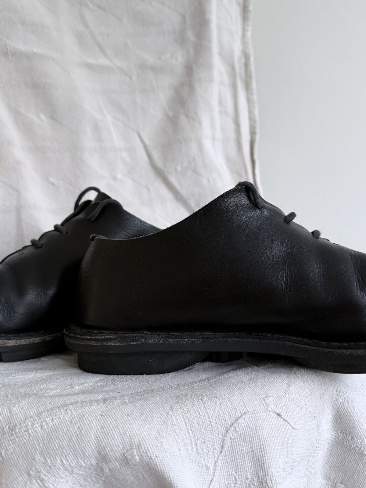 Trippen Trippen Black Leather Shoes Size US 8 / EU 41 - 8 Thumbnail