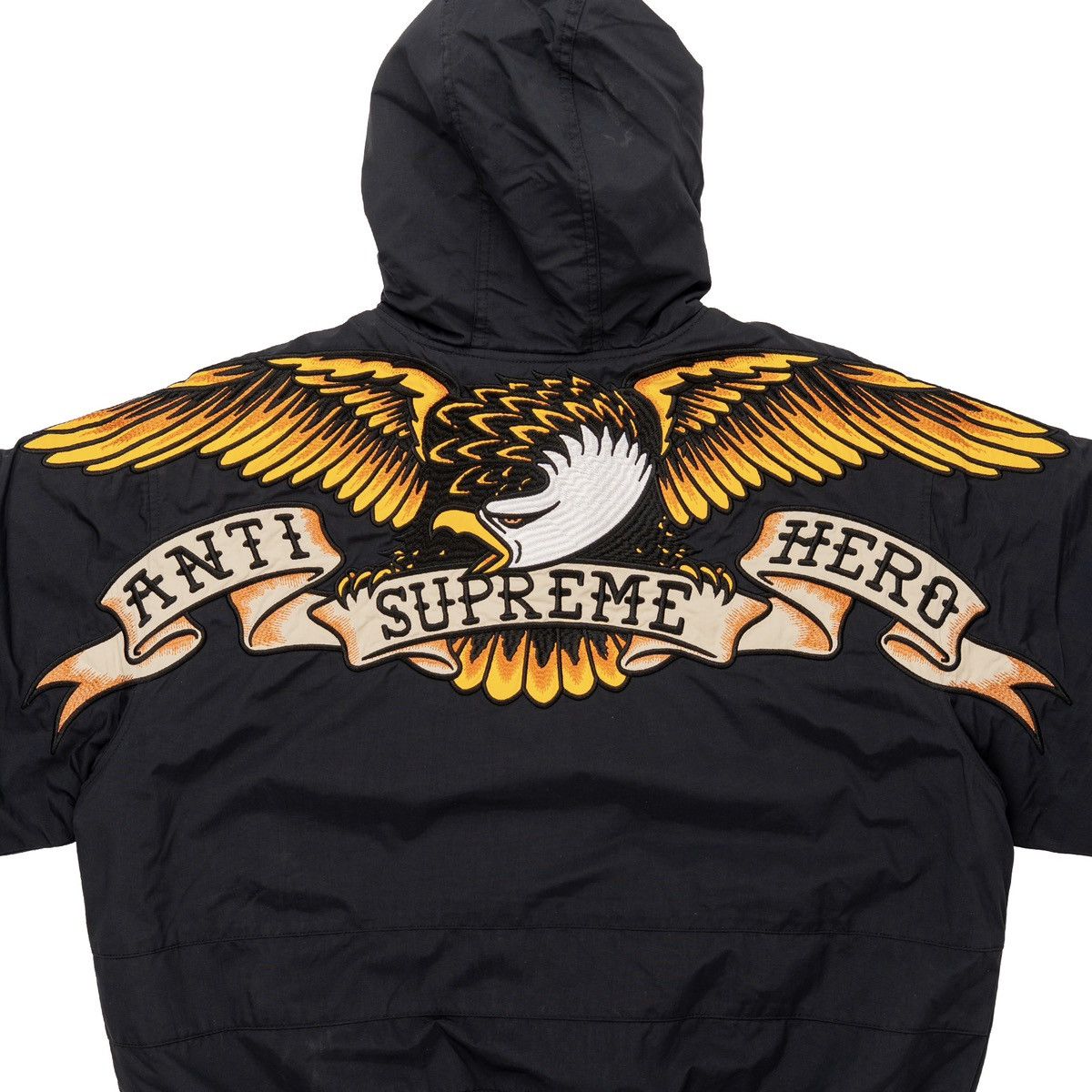 Supreme x ANTIHERO Stadium Jacket Black Size US M / EU 48-50 / 2 - 3 Thumbnail