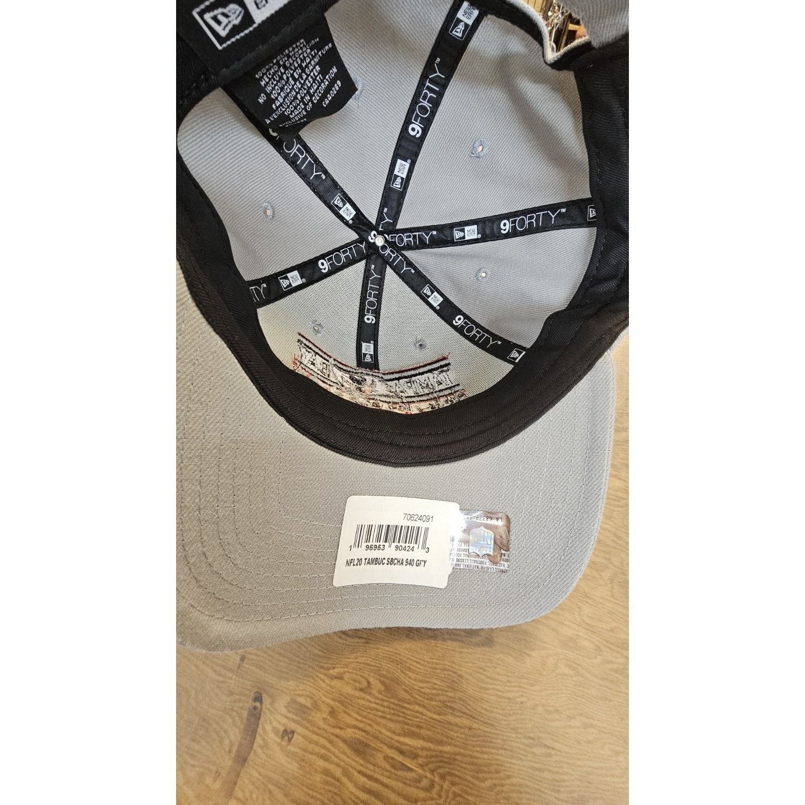 New Era New Era 9Forty TB Buccaneers Super Bowl LV Champions Hat Size ONE SIZE - 7 Thumbnail