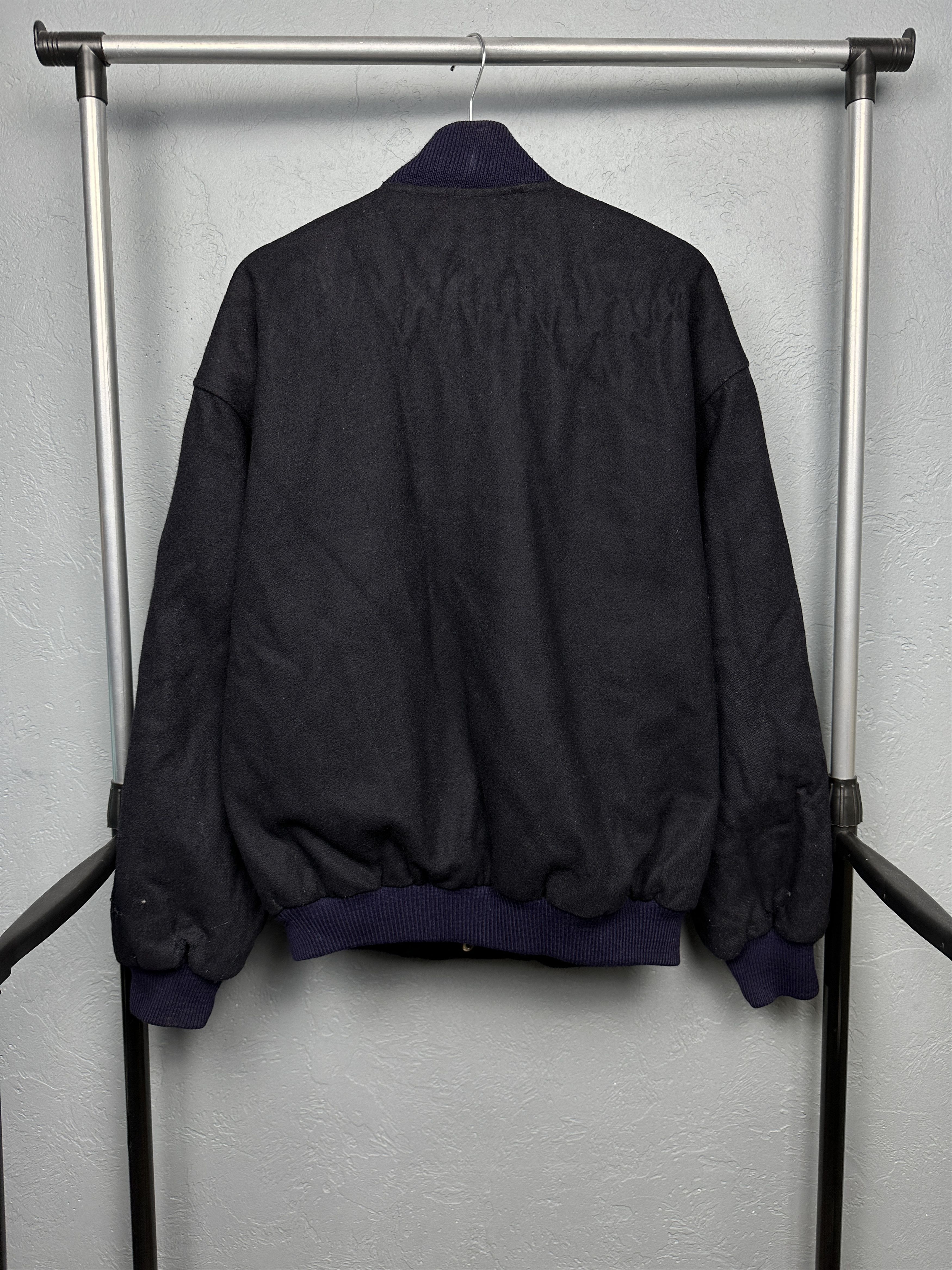 Vintage × Warner Bros Warner Bros Vintage Mens Wool Varsity Bomber Jacket Size US XL / EU 56 / 4 - 8 Thumbnail