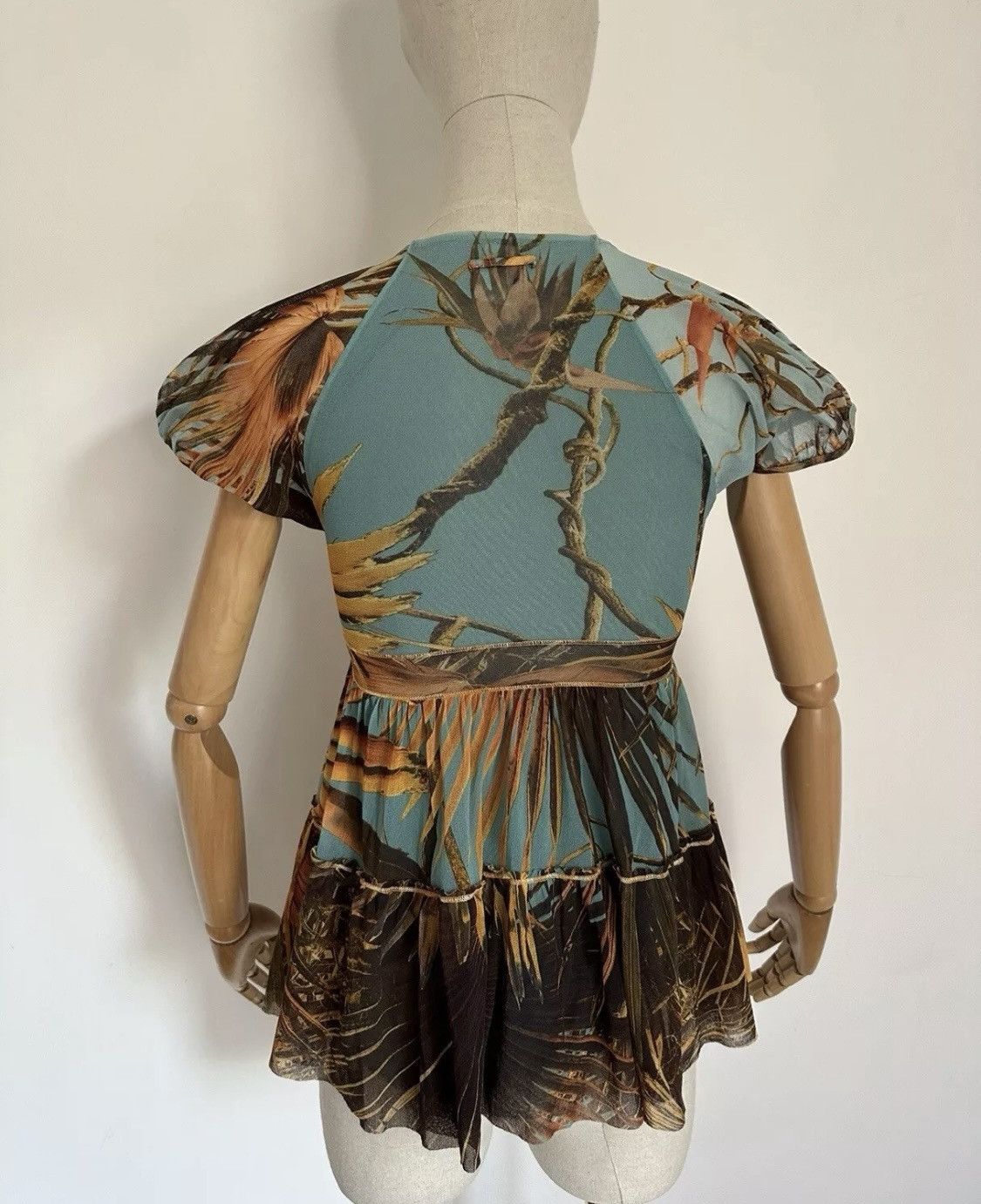 Jean Paul Gaultier Jean Paul Gaultier Top Blouse Printed Mesh Size M! Size M / US 6-8 / IT 42-44 - 6 Thumbnail