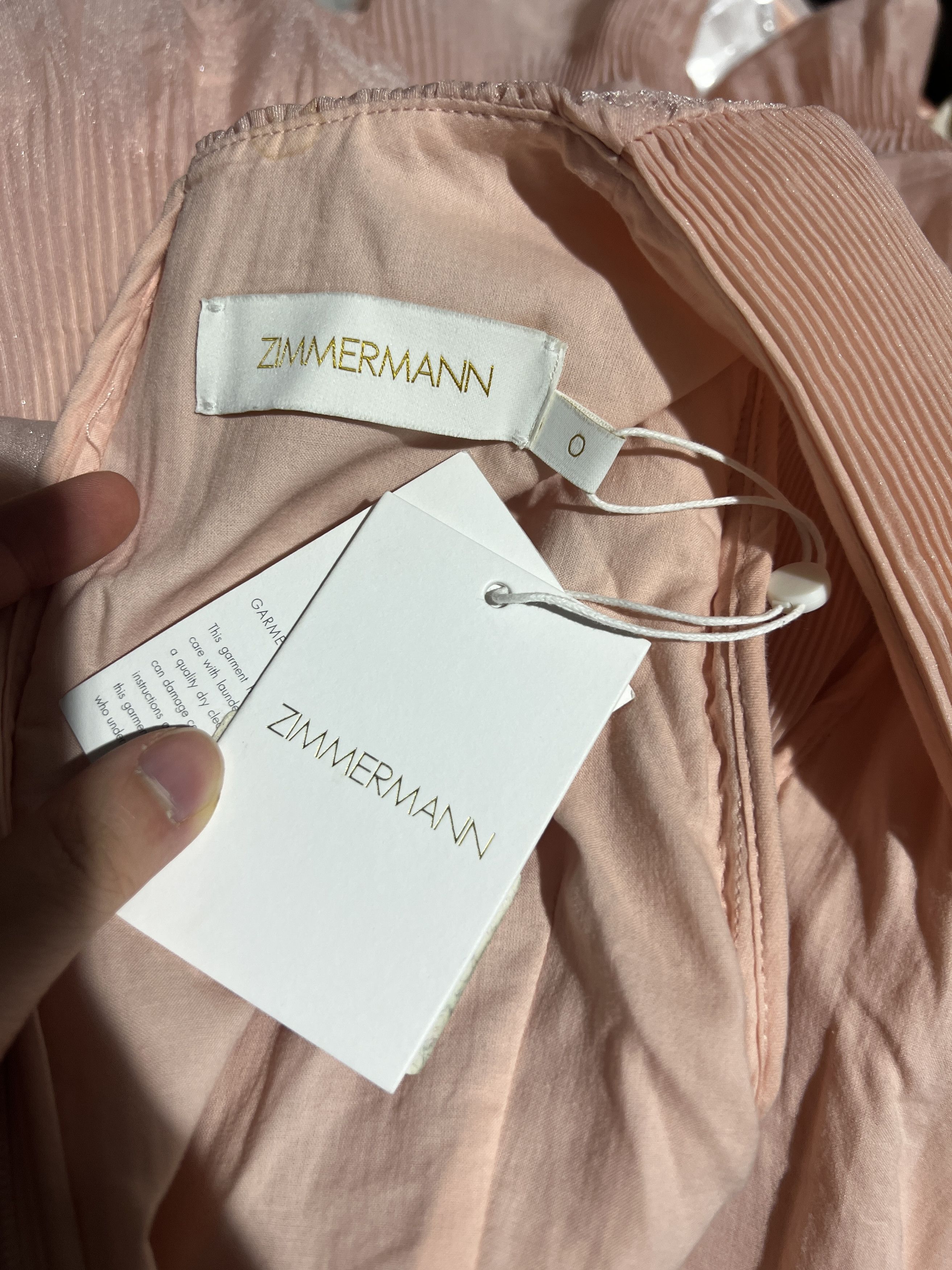 Zimmermann Pleated Mini Dress Size S / US 4 / IT 40 - 6 Thumbnail