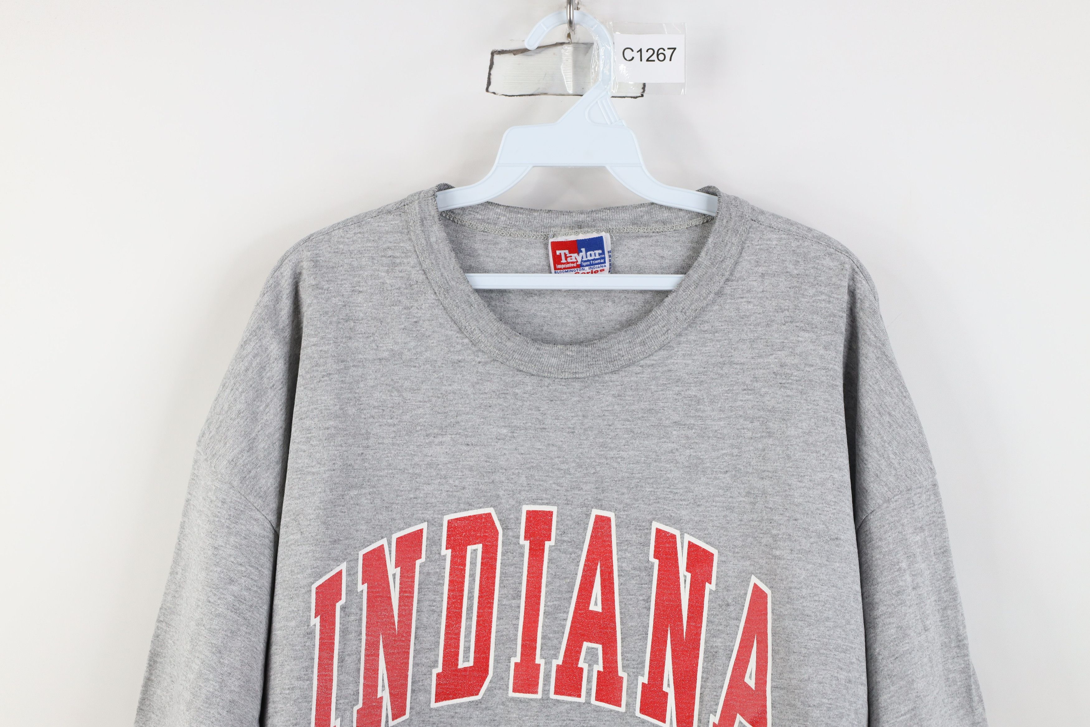 Vintage Vintage 90s Indiana University Football T-Shirt USA Size US XXL / EU 58 / 5 - 2 Thumbnail