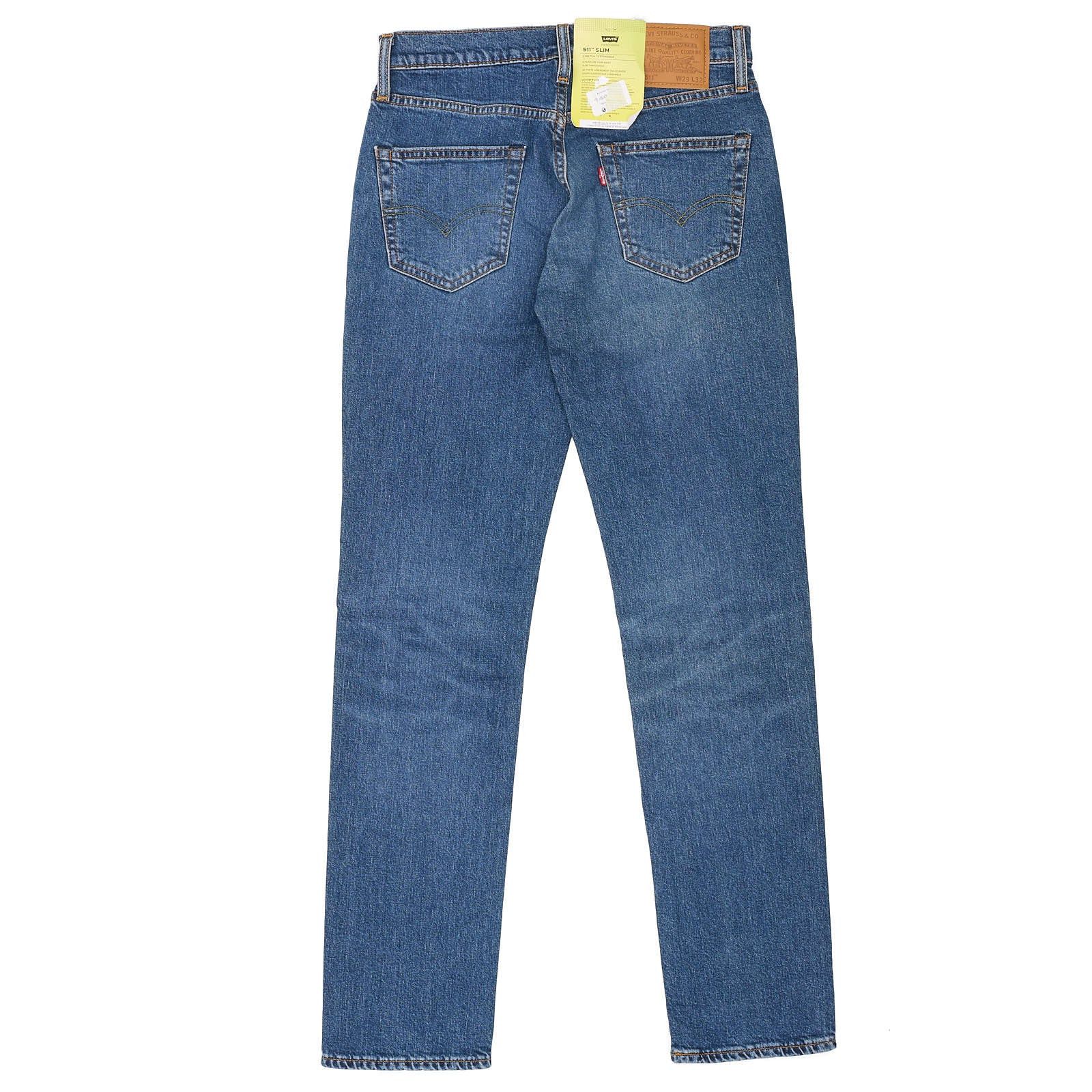Levi's LEVI'S Premium 511 Slim Flex Eco Lyocell Big E Jeans Size US 29 - 3 Thumbnail