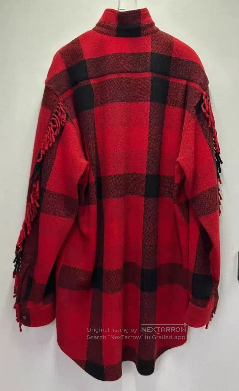 Vetements VETEMENTS Red and Black Plaid Wool Shirt Size US S / EU 44-46 / 1 - 2 Thumbnail