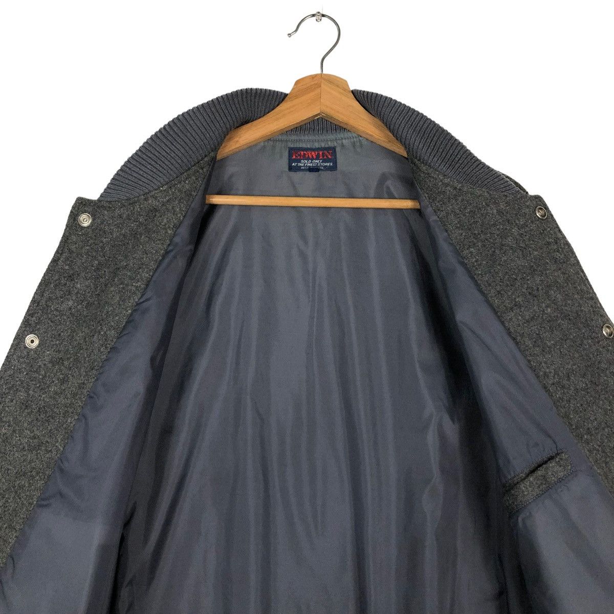 Edwin 🔥VINTAGE VARSITY WOOL JACKET EDWIN ISSEY MIYAKE JAPAN Size US L / EU 52-54 / 3 - 14 Thumbnail