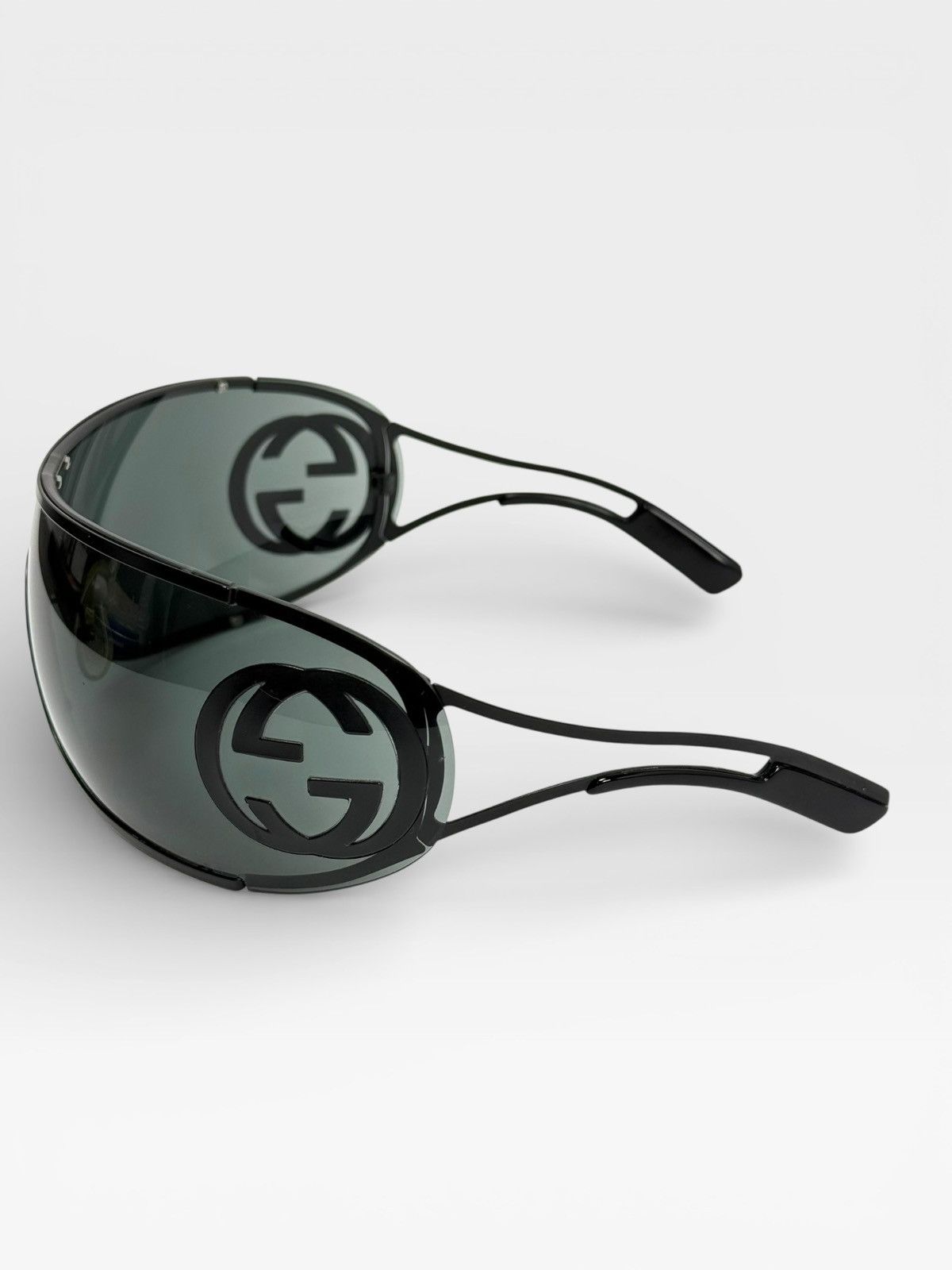 Gucci VINTAGE FACEMASK GUCCI SUNGLASSES Size ONE SIZE - 3 Thumbnail