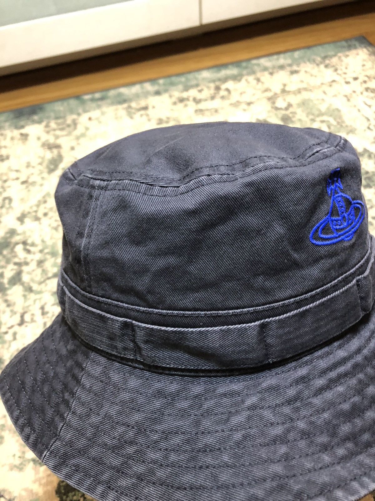 Malcolm McLaren Vivienne Westwood Orb Logo Bucket Hat Size ONE SIZE - 5 Thumbnail