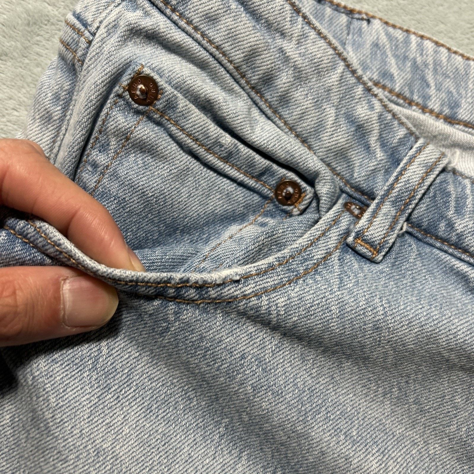 JNCO Aeropostale Beyond Baggy Bell Bottom Jeans 36x33 Flare Dojo Size 36" / US 14 / IT 50 - 7 Thumbnail