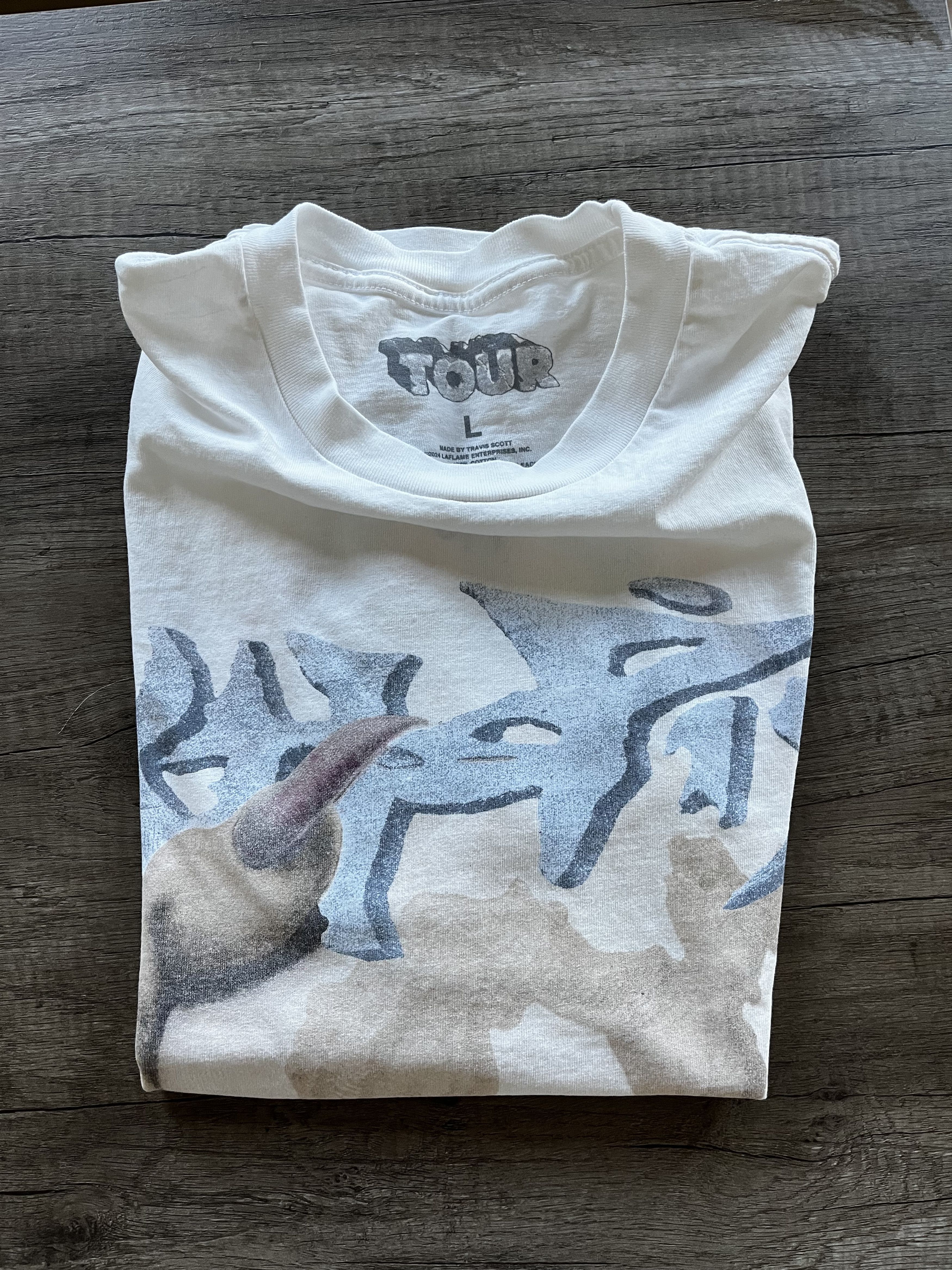 Travis Scott Travis Scott Utopia Tour MetLife T-Shirt Size US L / EU 52-54 / 3 - 1 Thumbnail