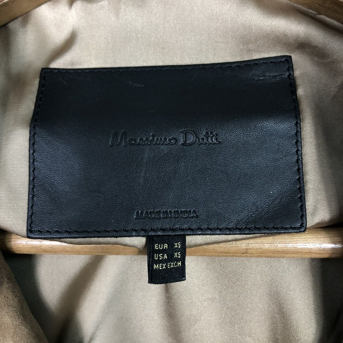 Massimo Dutti 🔥VINTAGE GENUINE LEATHER JACKET MASSIMO DUTTI Size US XS / EU 42 / 0 - 19 Thumbnail