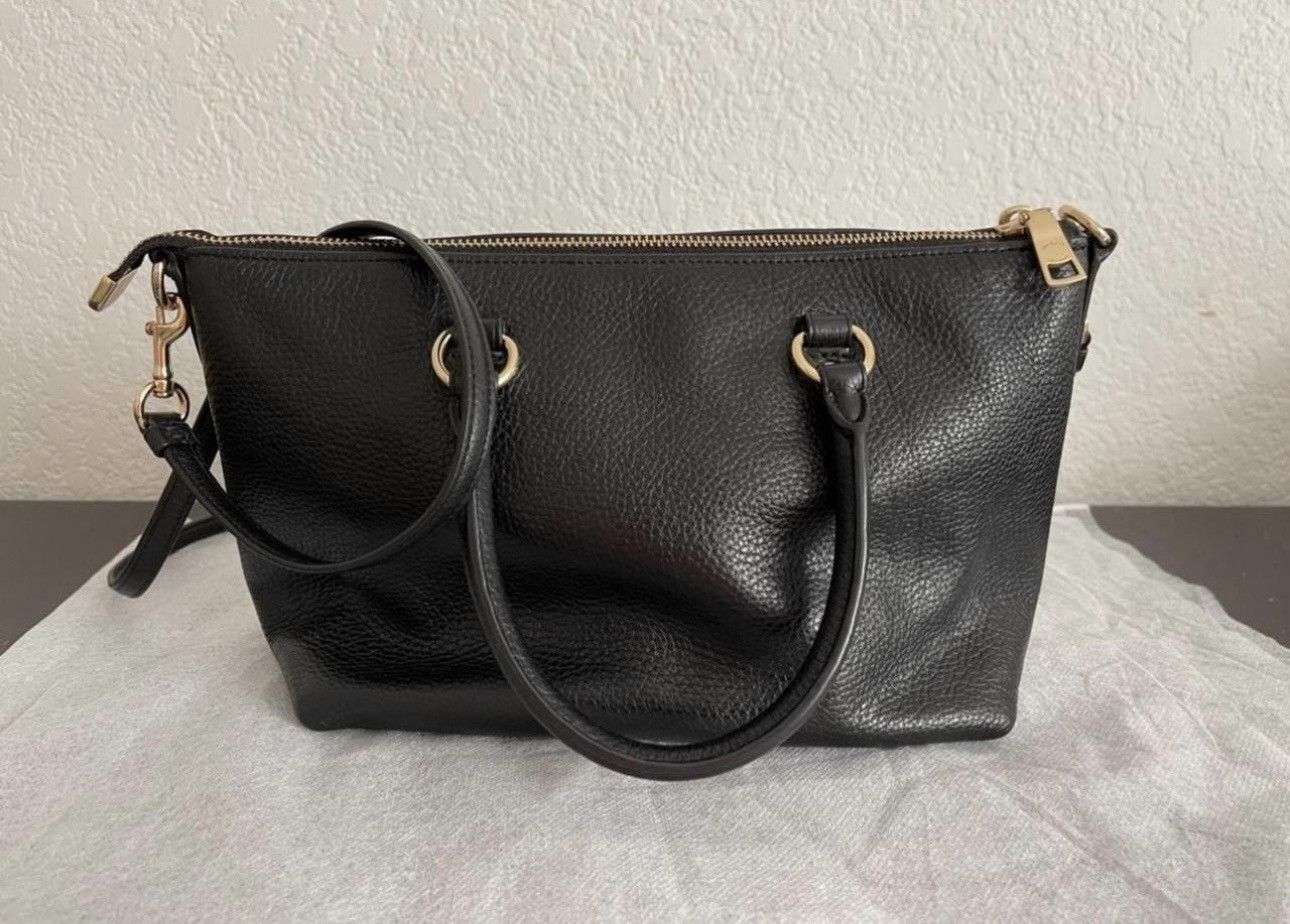Coach MINI EMMA SATCHEL BLACK/LIGHT GOLD COACH Size ONE SIZE - 8 Thumbnail