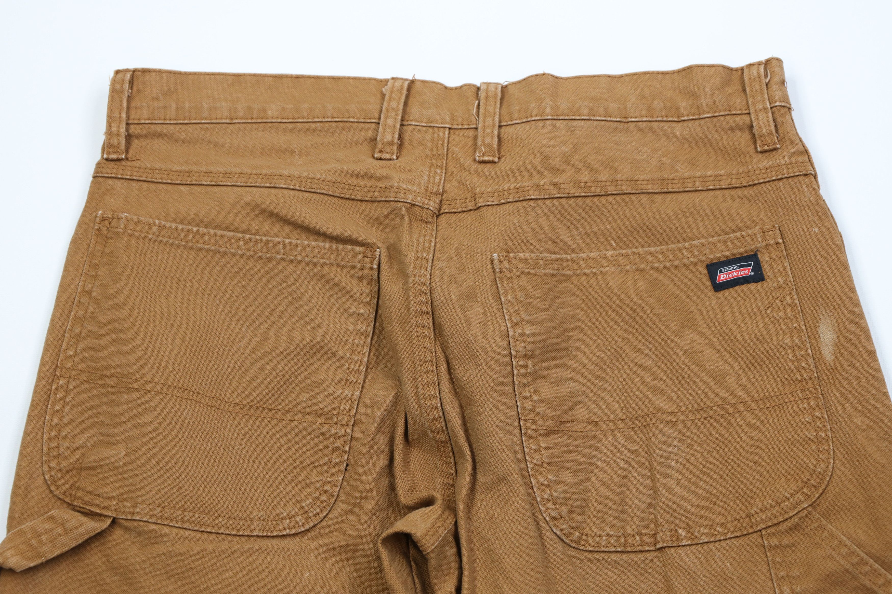 Dickies Vintage Y2K Dickies Wide Leg Dungaree Pants Duck Brown Size US 32 / EU 48 - 12 Thumbnail