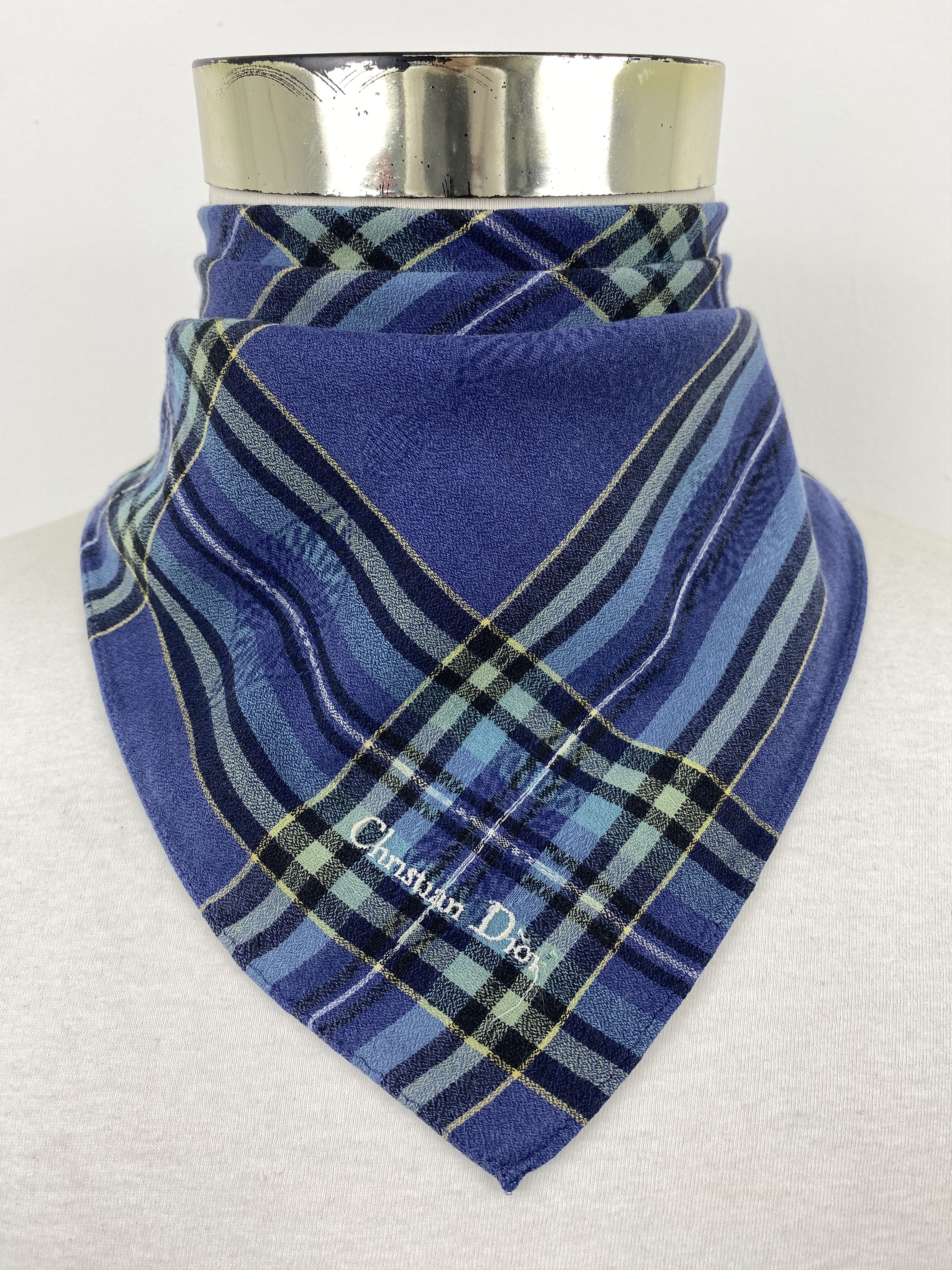 Christian Dior Monsieur Christian Dior Bandana / Handkerchief / Neckerchief HKC0732 Size ONE SIZE - 1 Thumbnail